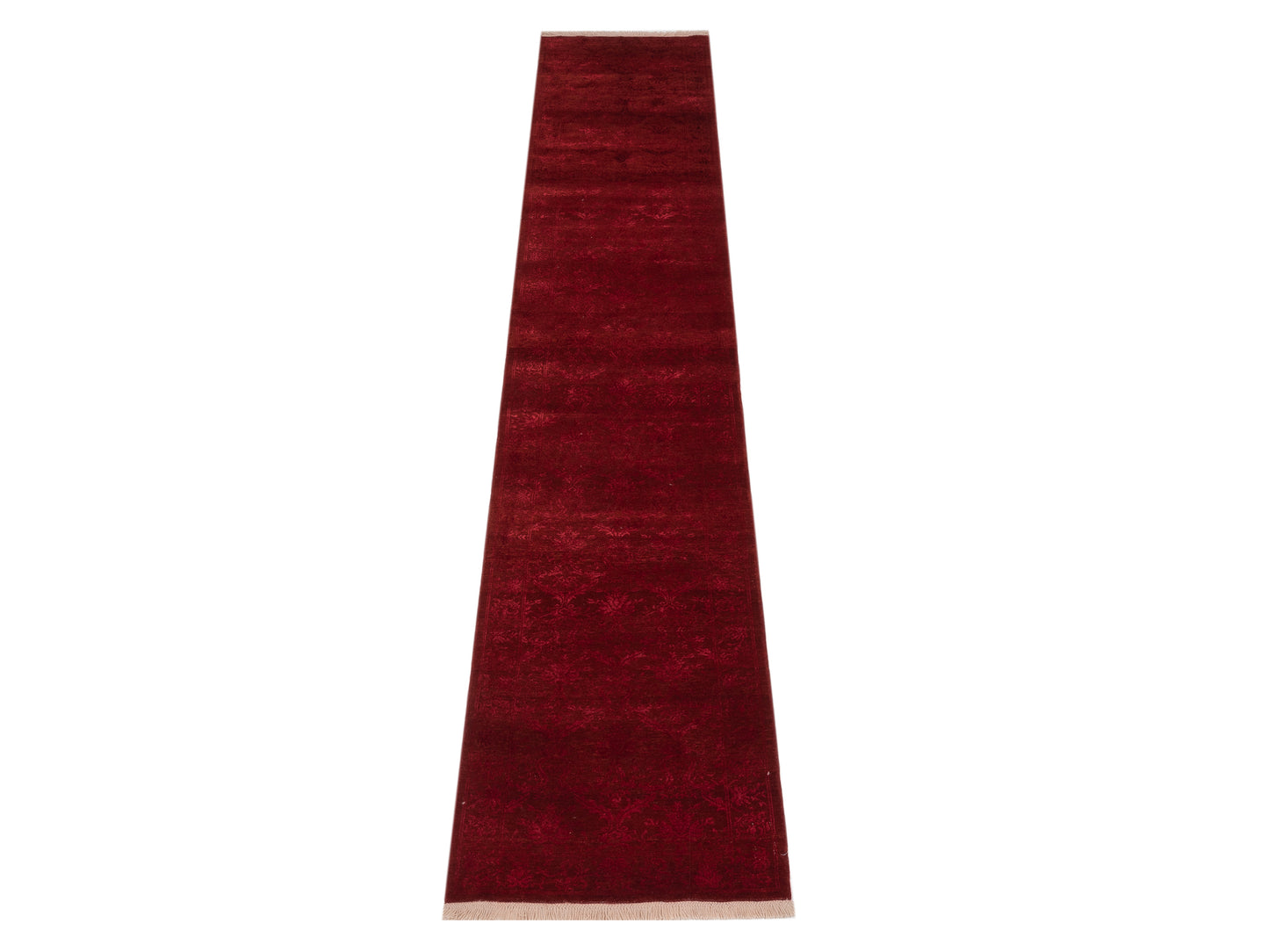 Pasha Defne Begonia Red Red Transitional Hand Knotted Rug