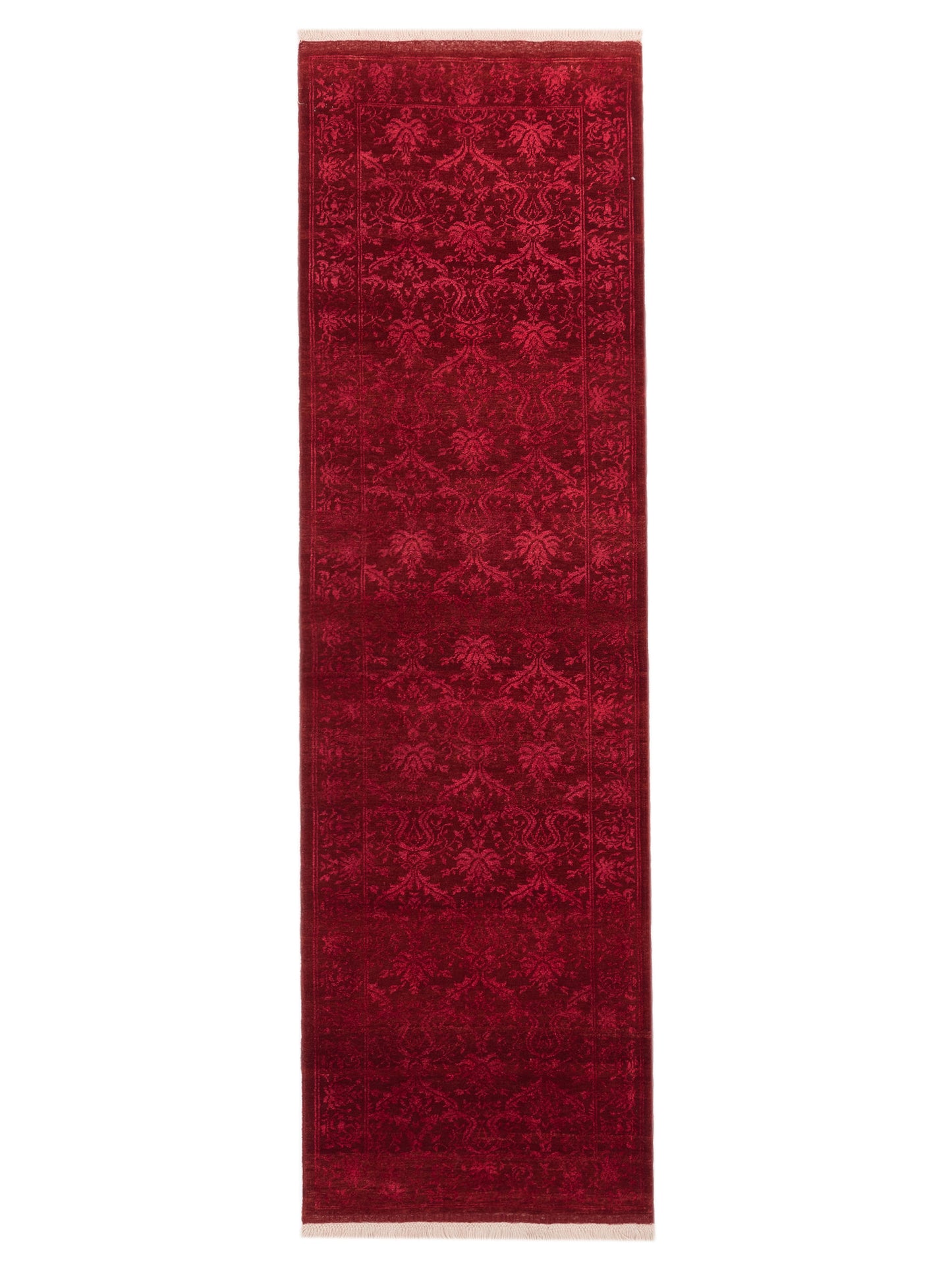 Pasha Defne Begonia Red Transitional Hand Knotted Rug