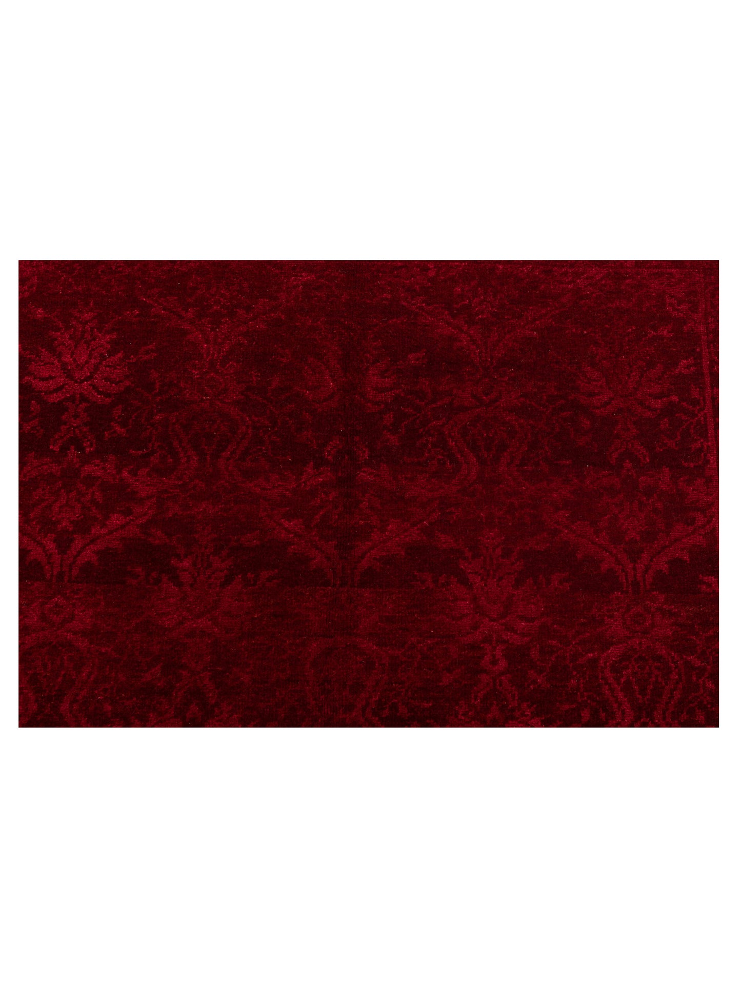 Pasha Defne Claire Red  Transitional Hand Knotted Rug