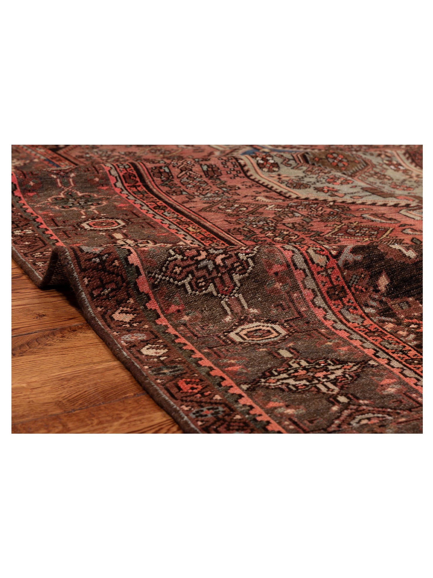 Pasha Antique Heirloom 147726 Charcoal Brown Traditional Hand Knotted Rug