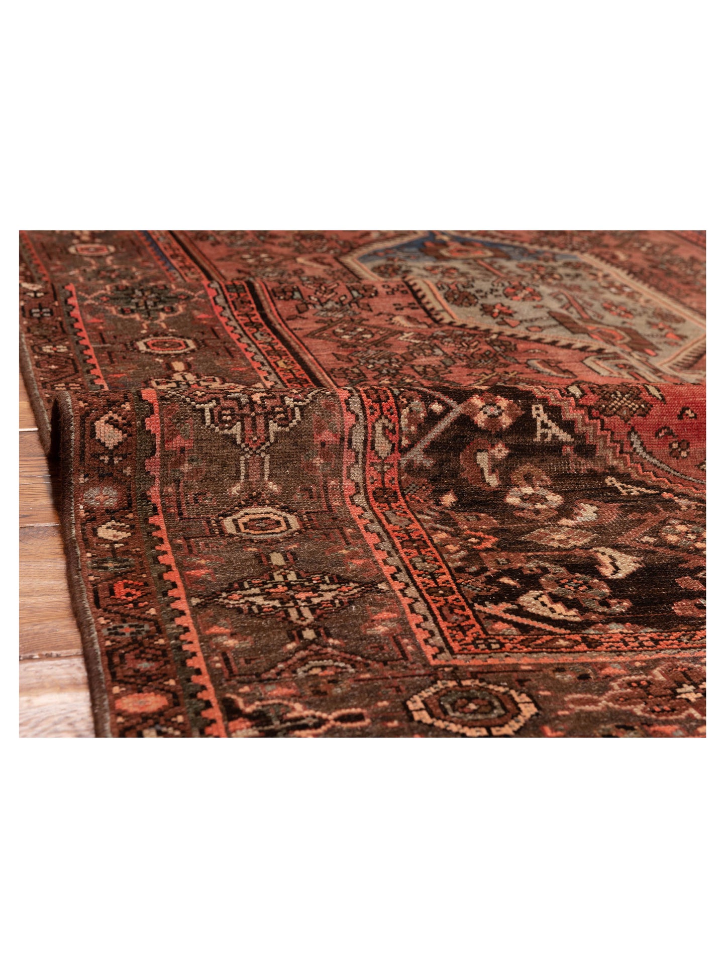 Pasha Antique Heirloom 147726 Charcoal Brown Traditional Hand Knotted Rug