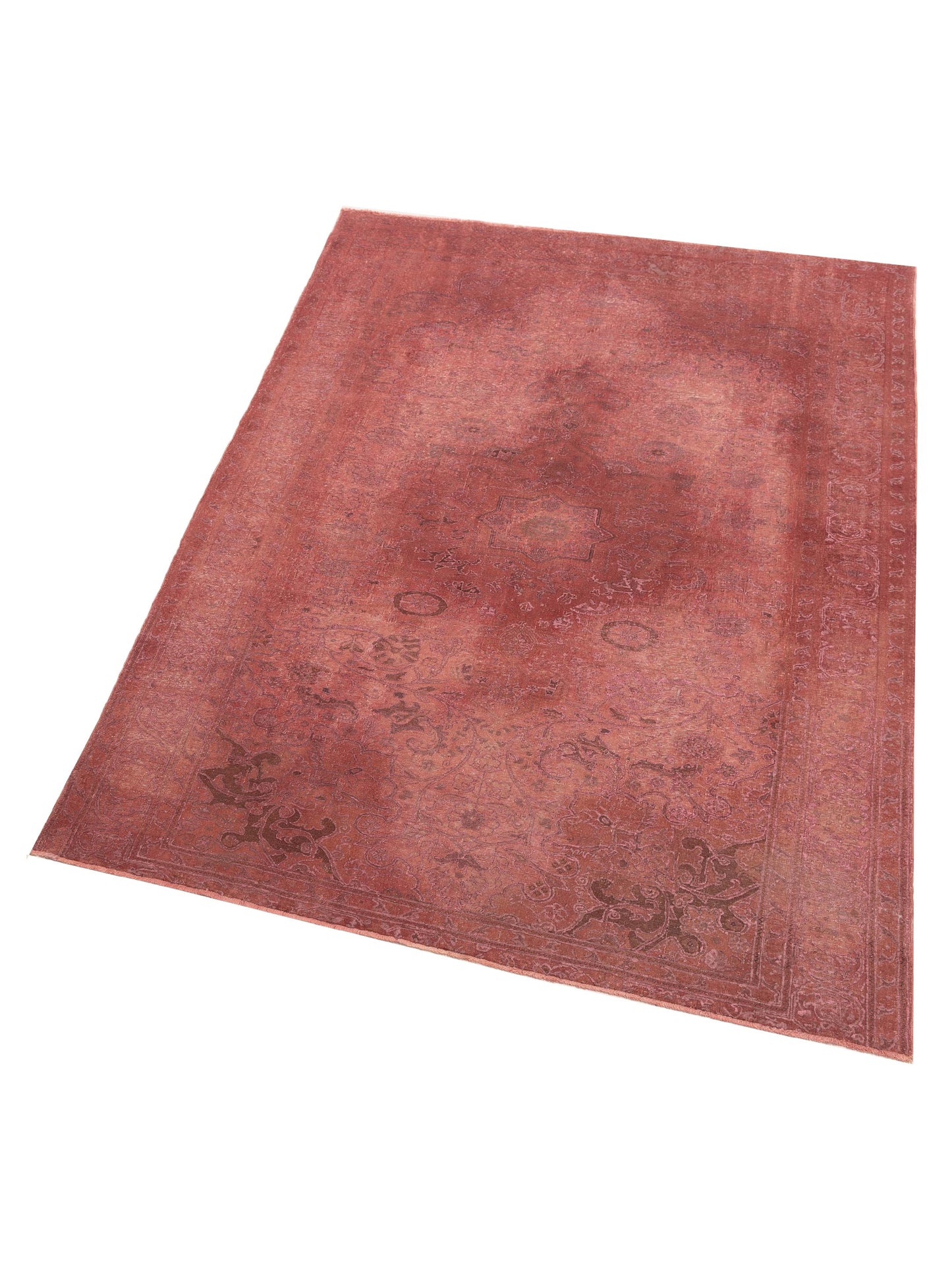 Pasha Vintage 147827 Pink Pink Contemporary Hand Knotted Rug