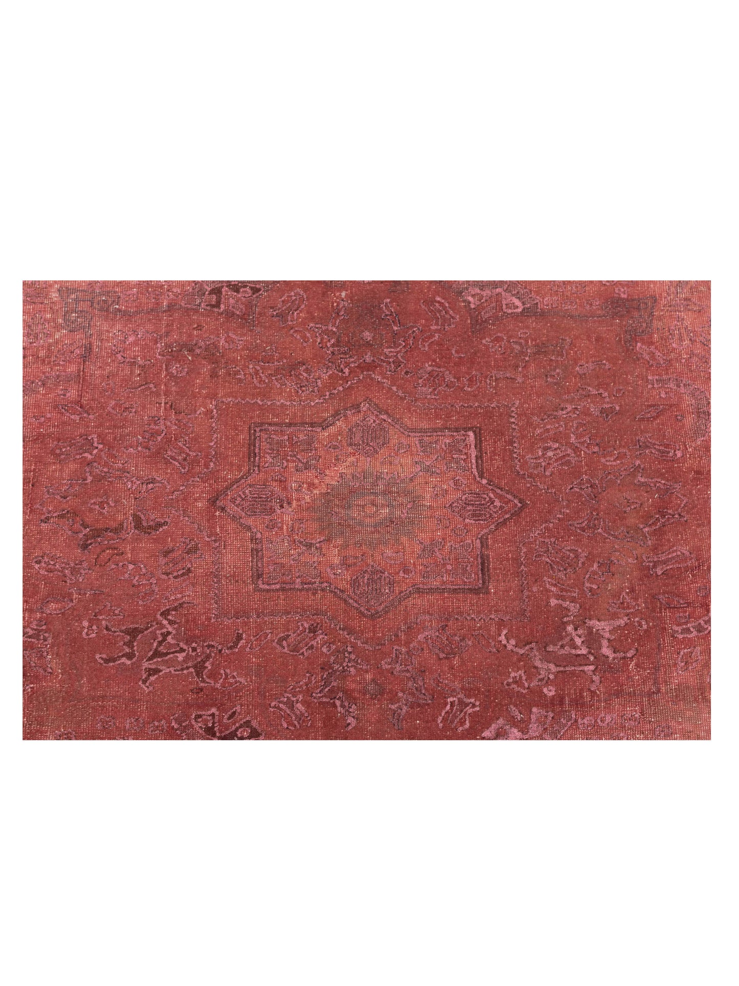 Pasha Vintage 147827 Pink Pink Contemporary Hand Knotted Rug