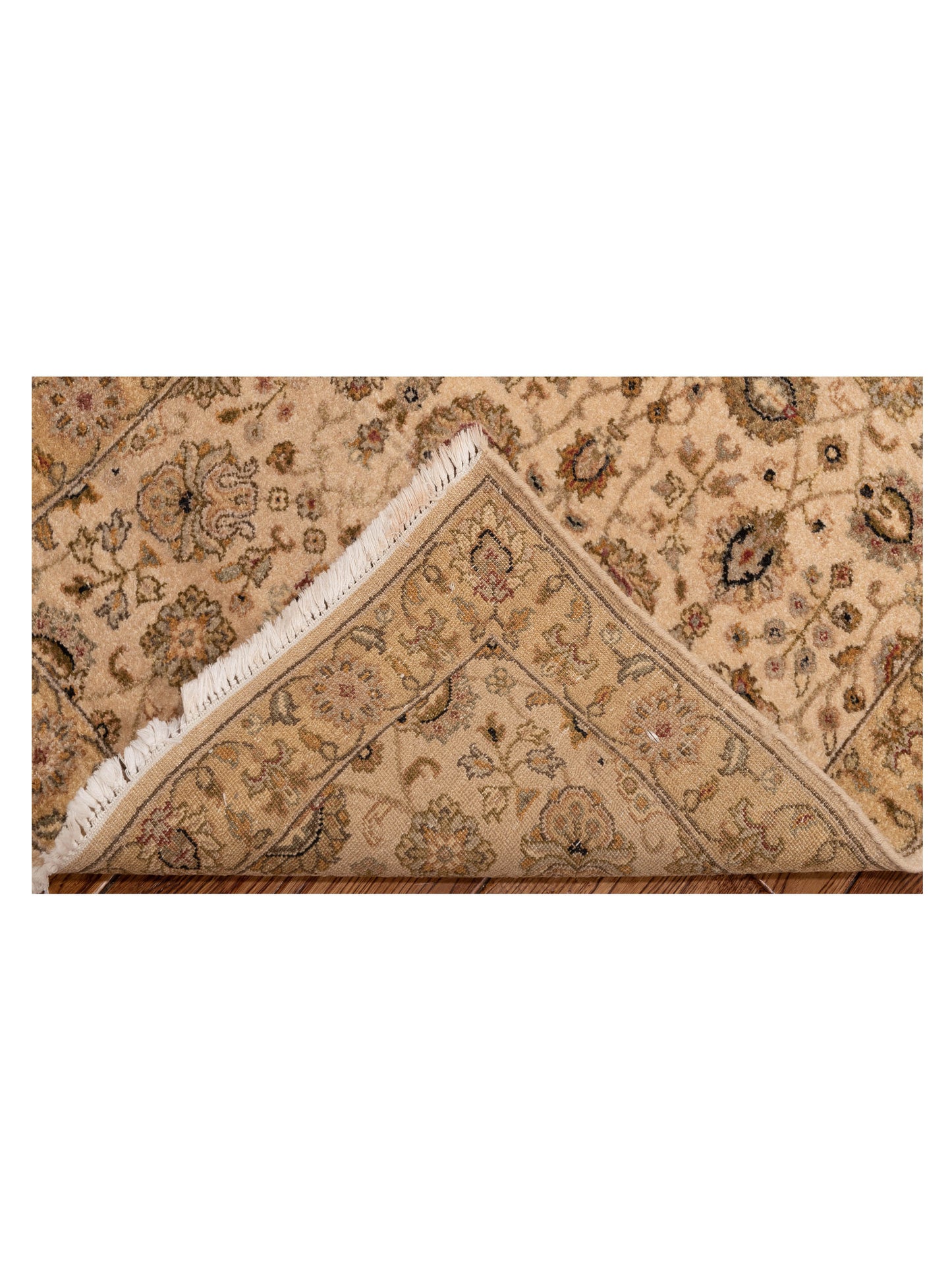 Rajpur Haji Jalili 147849 Ivory Gold Transitional Hand Knotted Rug