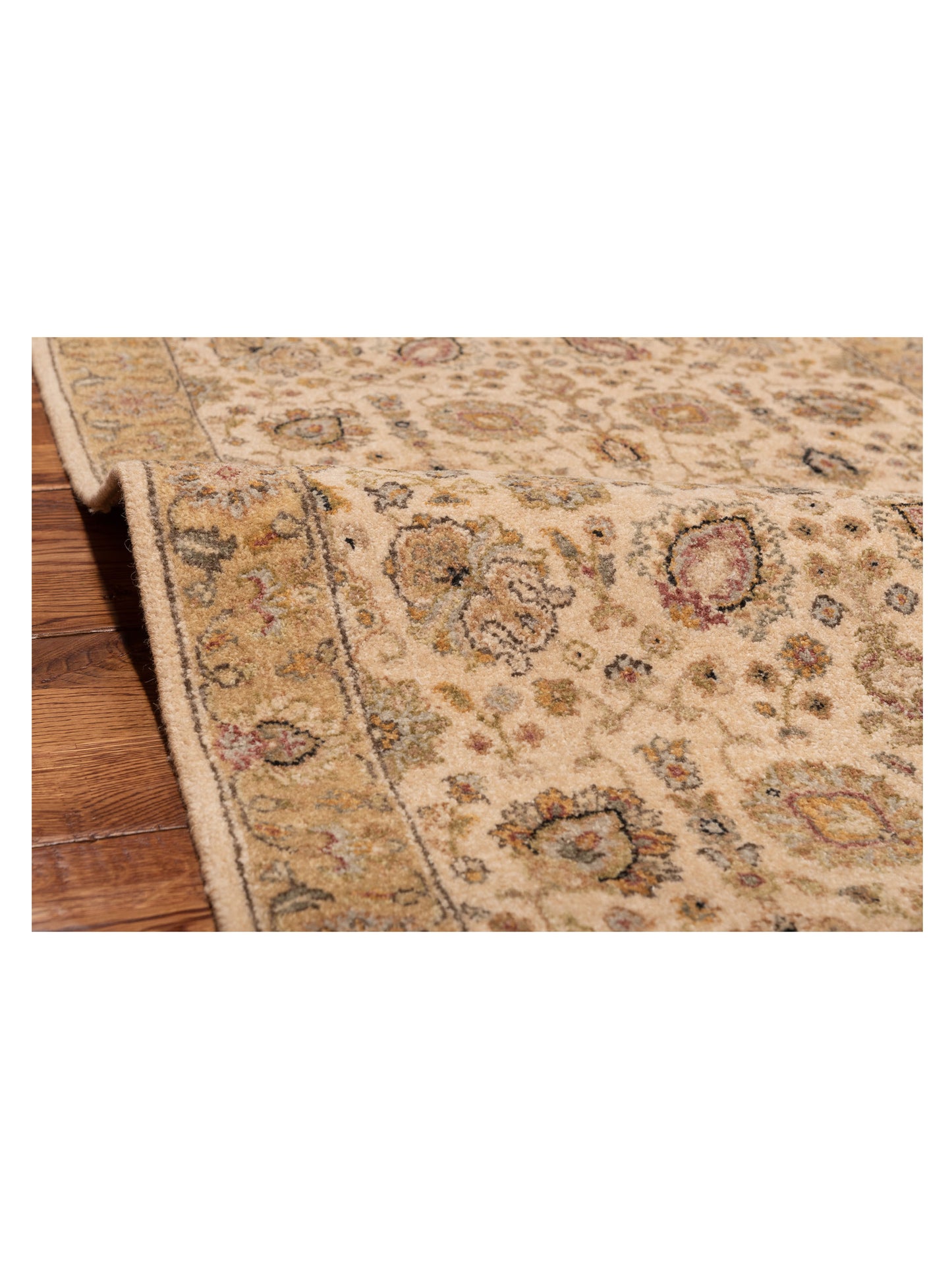 Rajpur Haji Jalili 147849 Ivory Gold Transitional Hand Knotted Rug