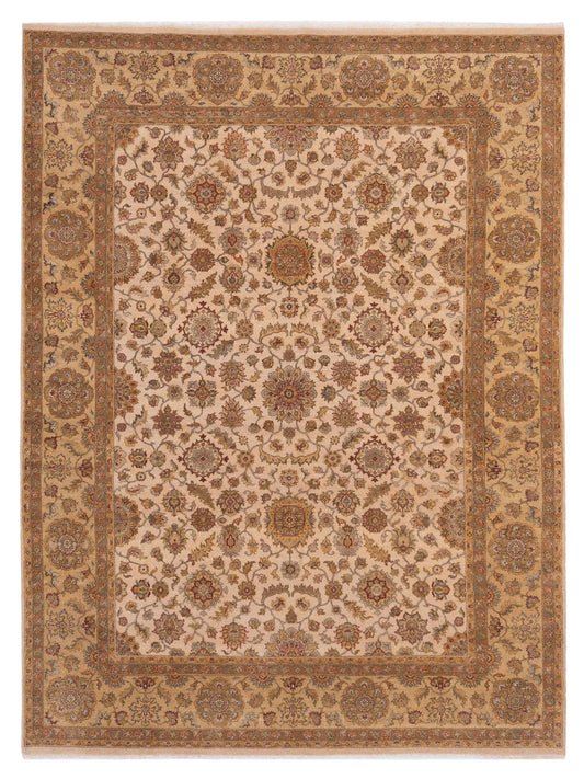 Rajpur Ghazani 148313 Ivory Transitional Hand Knotted Rug