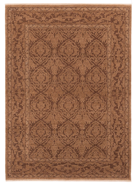 Pasha Defne Tulip Ivory Transitional Hand Knotted Rug