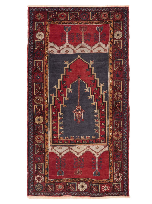 Pasha Old Anatolian 148497 Charcoal Traditional Hand Knotted Rug