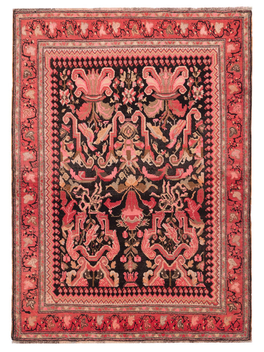 Pasha Old Anatolian 148531 Black Traditional Hand Knotted Rug