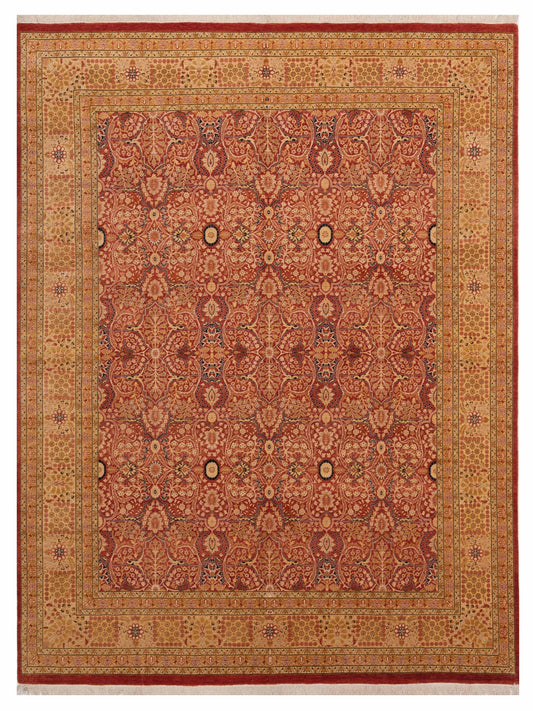 Rajpur Haji Jalili 148544 Rust Transitional Hand Knotted Rug