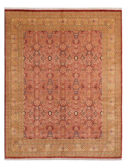 Rajpur Haji Jalili 148547 Rust Transitional Hand Knotted Rug