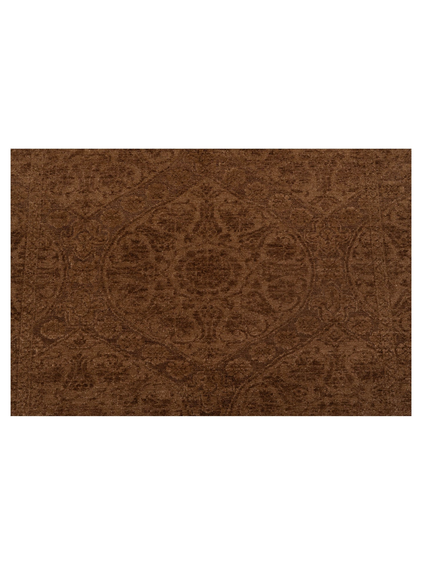 Pasha Defne Lotus Light Brown Brown Transitional Hand Knotted Rug