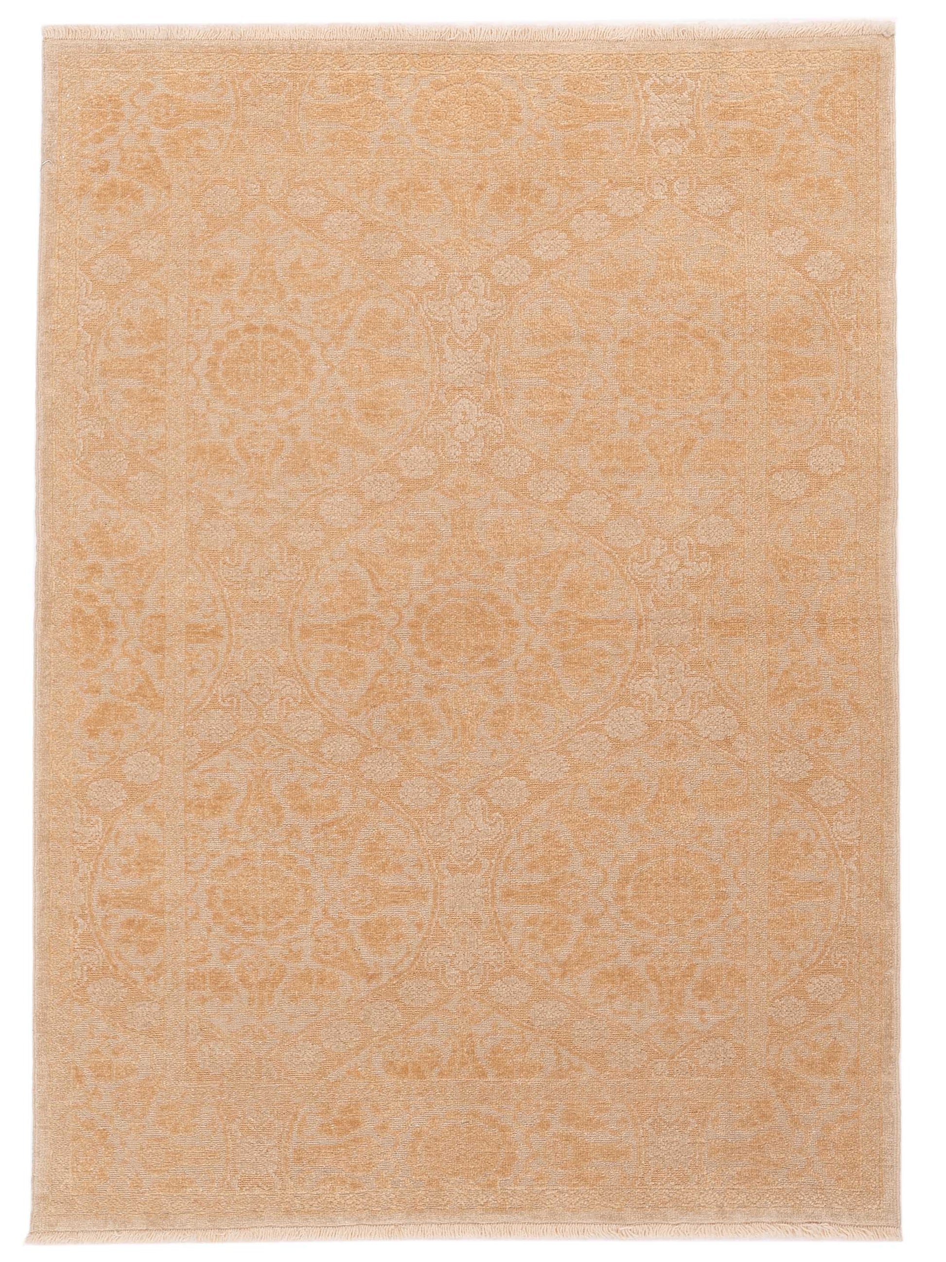 Pasha Defne Lotus Ivory Transitional Hand Knotted Rug