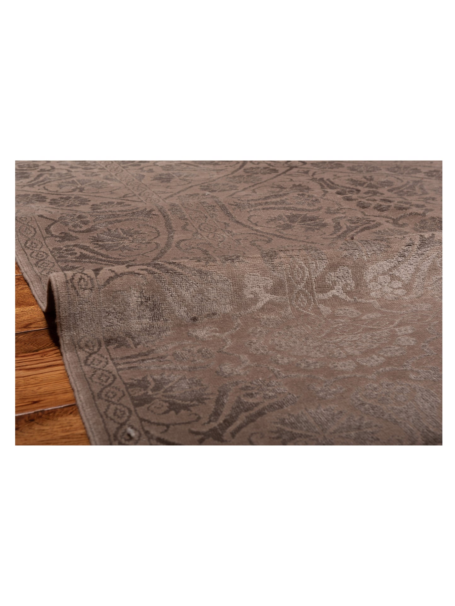 Pasha Defne Allium Brown Brown Transitional Hand Knotted Rug