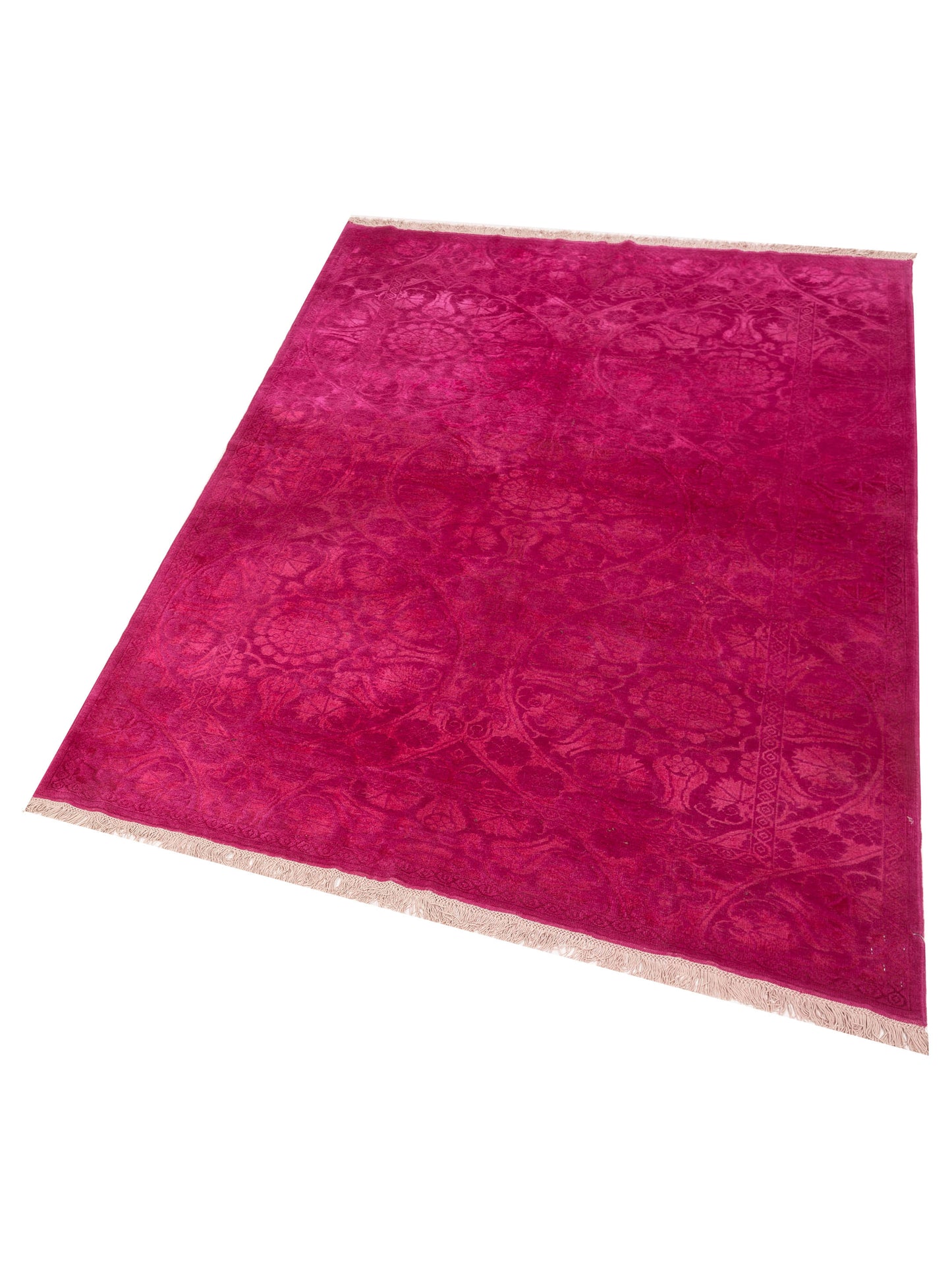 Pasha Color Bouquet 148671 Pink Pink Transitional Hand Knotted Rug