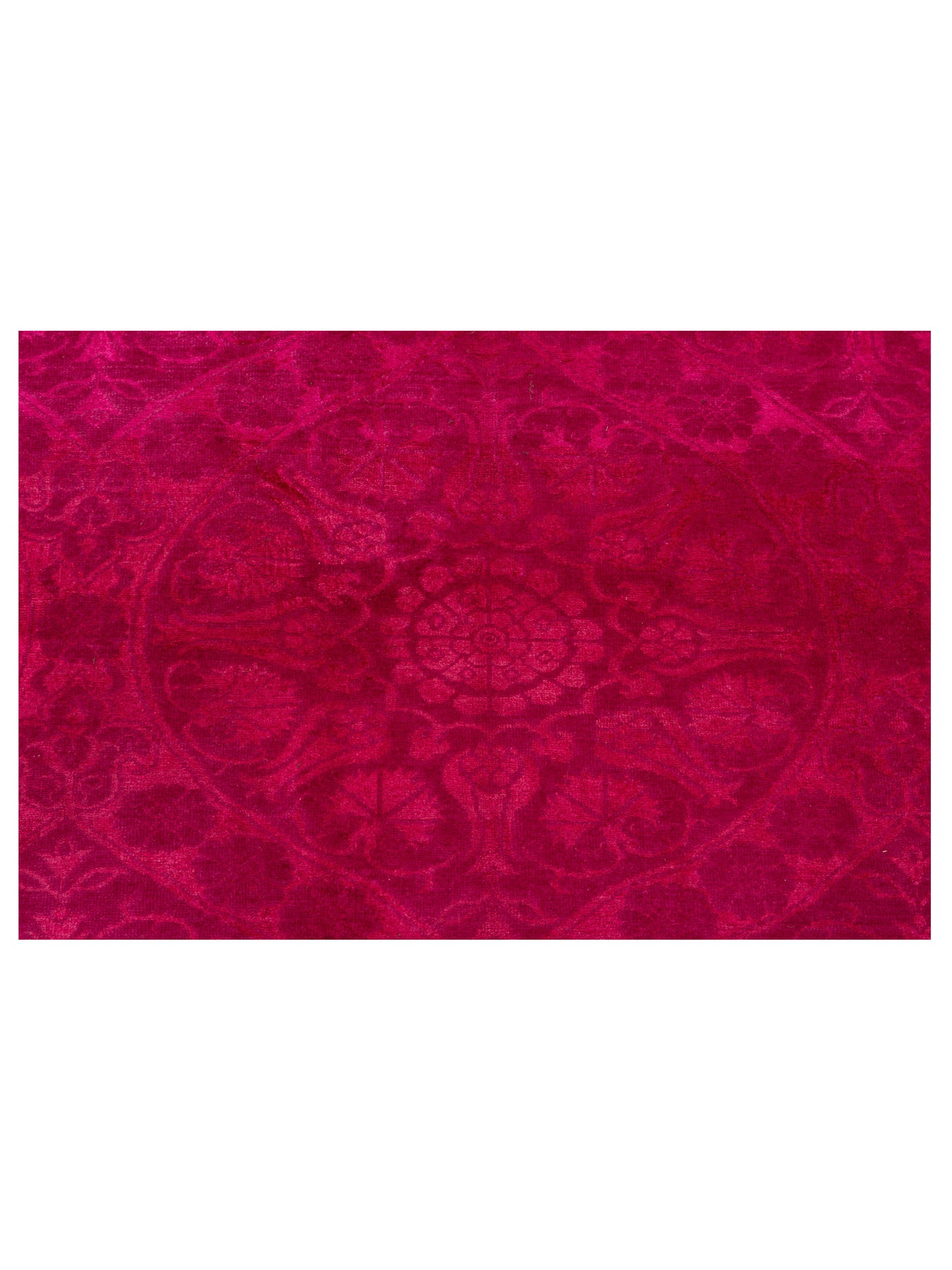 Pasha Color Bouquet 148671 Pink Pink Transitional Hand Knotted Rug