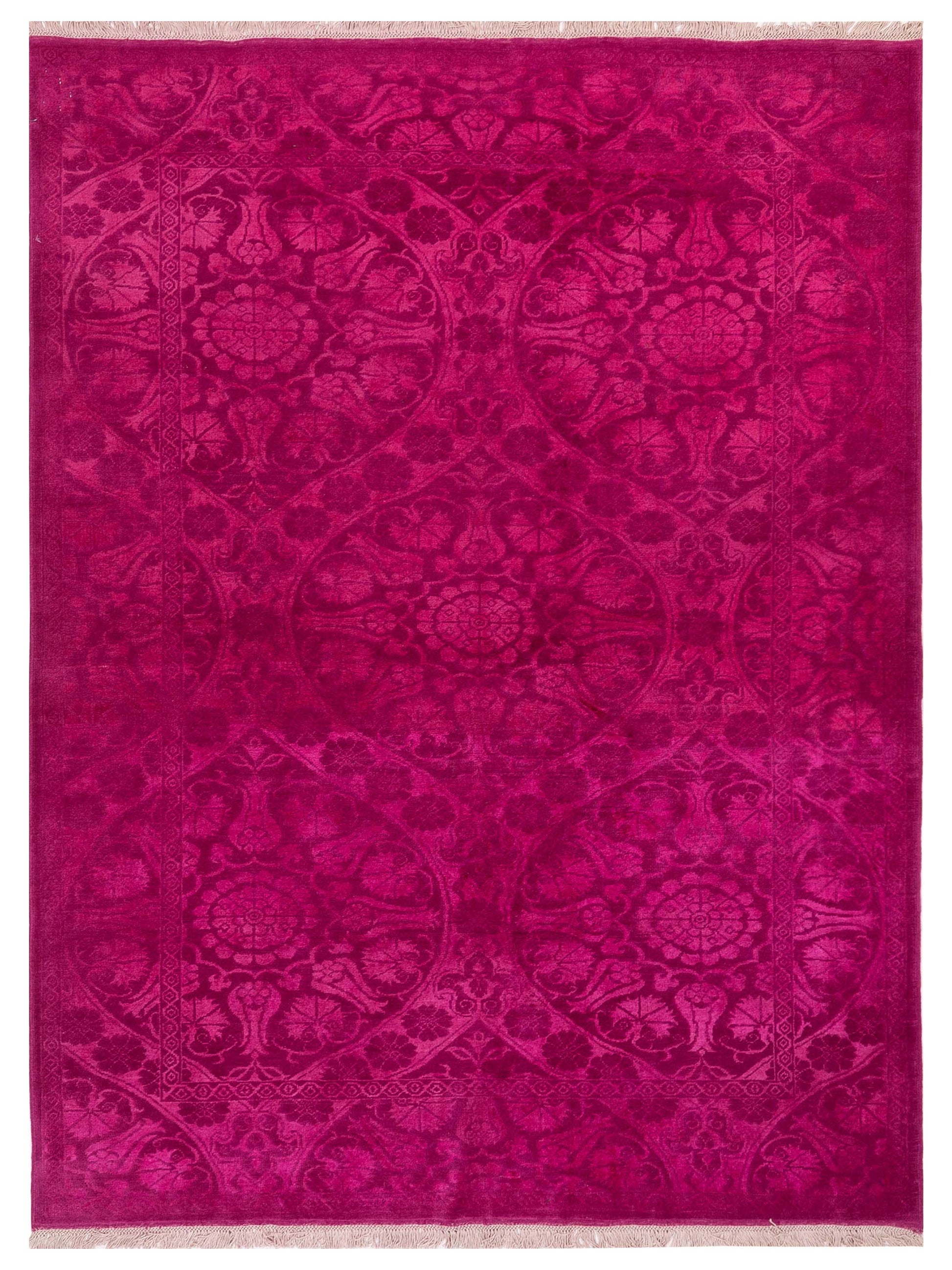 Pasha Color Bouquet 148671 Pink Transitional Hand Knotted Rug