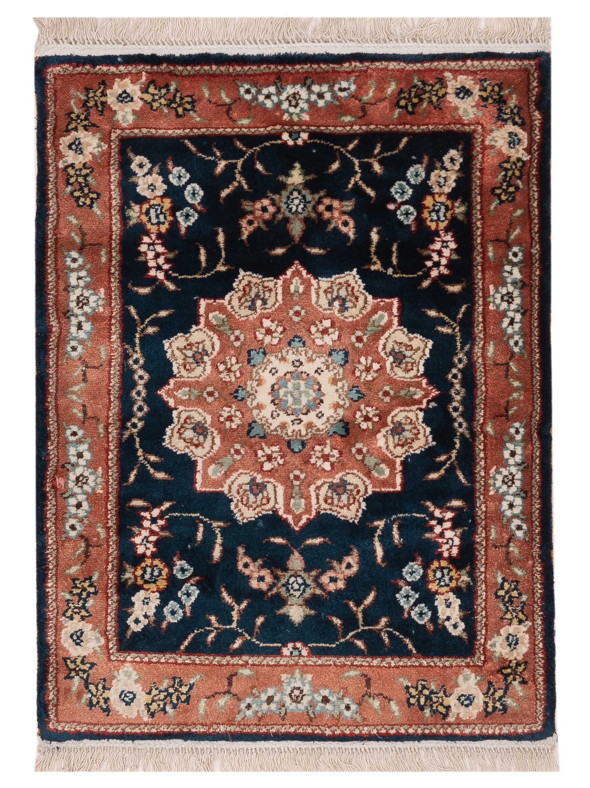 Siena Dazzle 148678 Blue Transitional Hand Knotted Rug