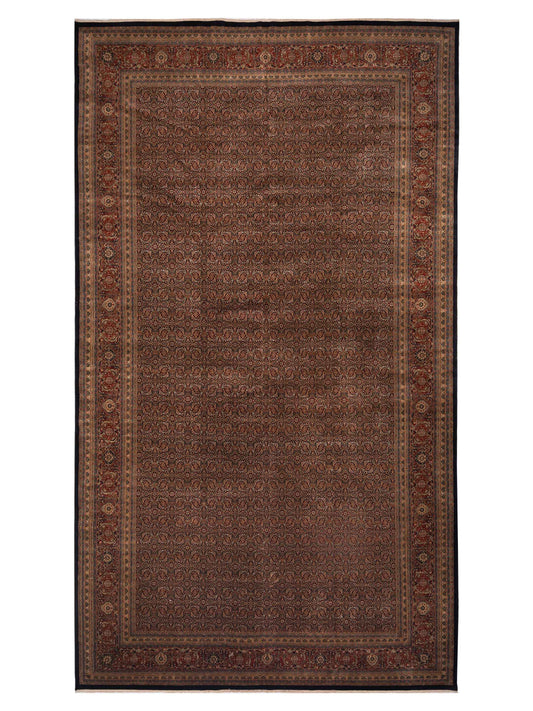 Rajpur Crown 148697 Black Transitional Hand Knotted Rug