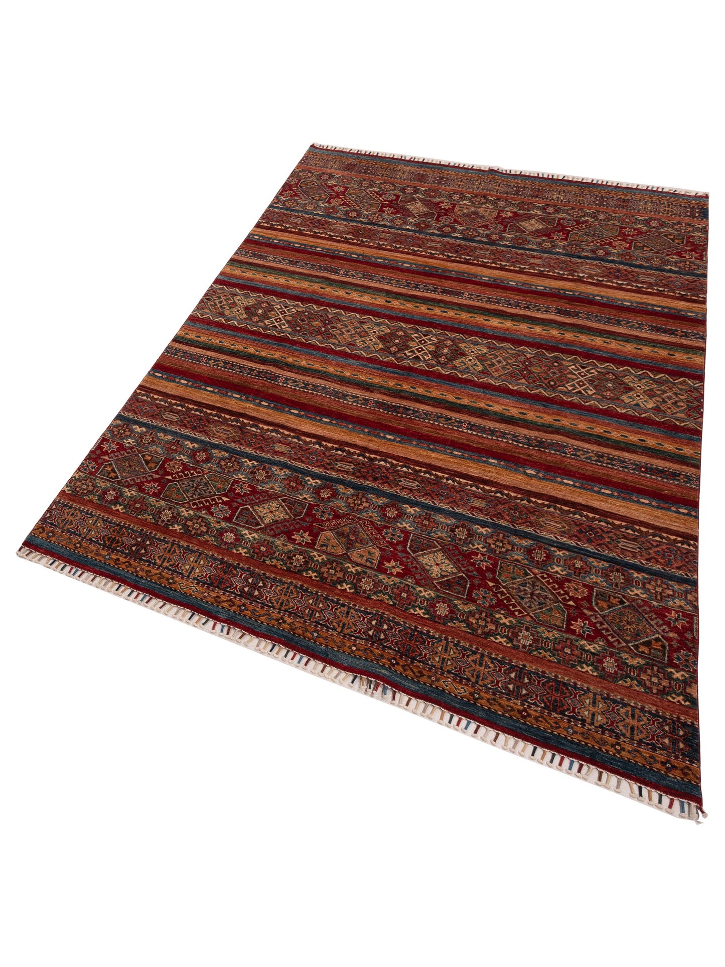 Nomad Horosan 148770 Multi Multi Tribal Hand Knotted Rug