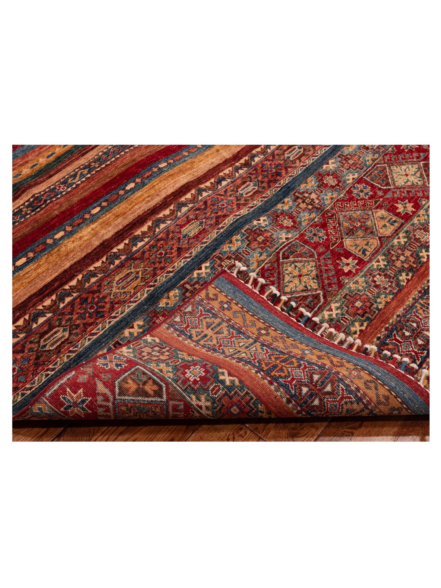 Nomad Horosan 148770 Multi Multi Tribal Hand Knotted Rug