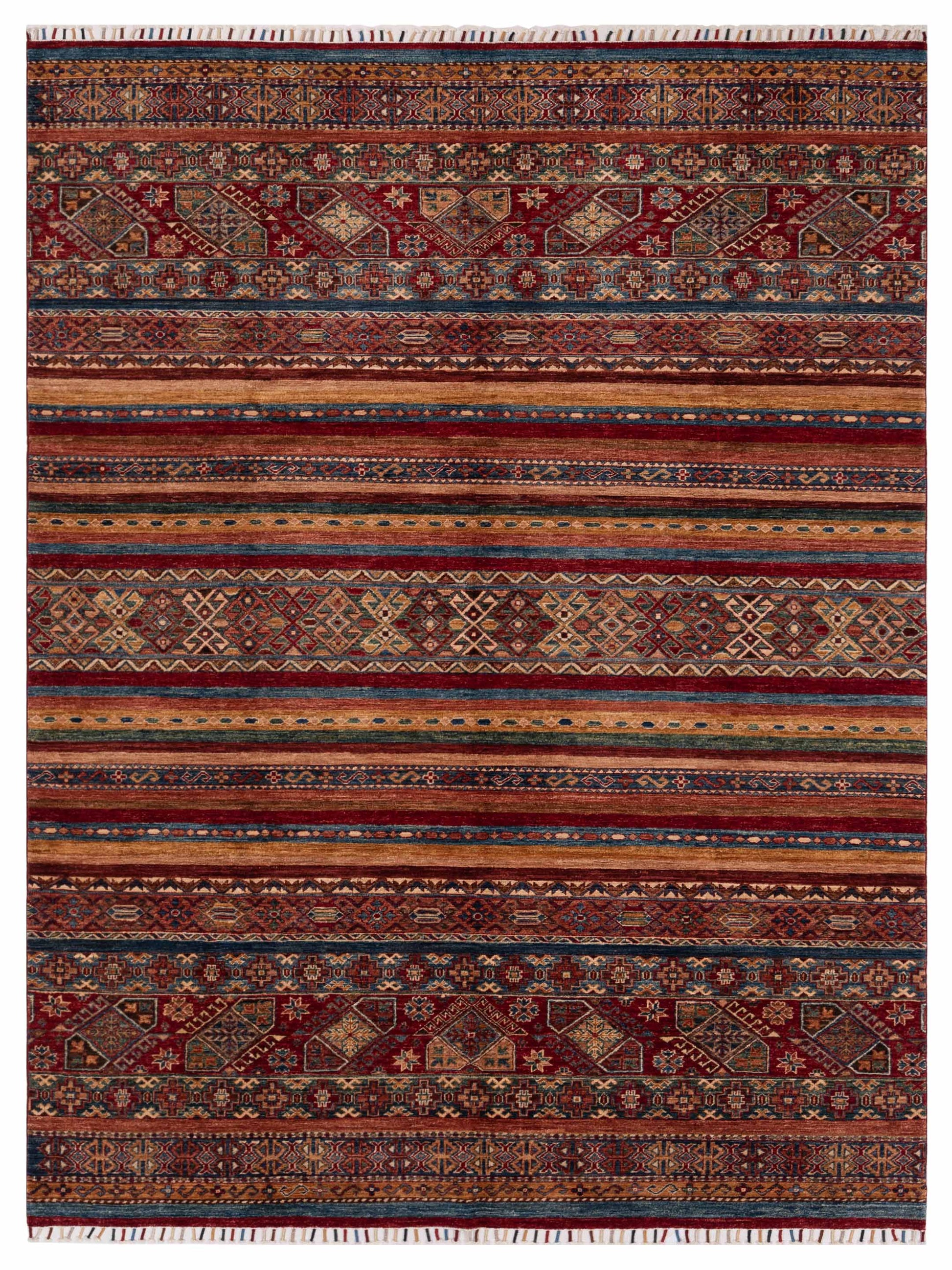 Nomad Horosan 148770 Multi Tribal Hand Knotted Rug