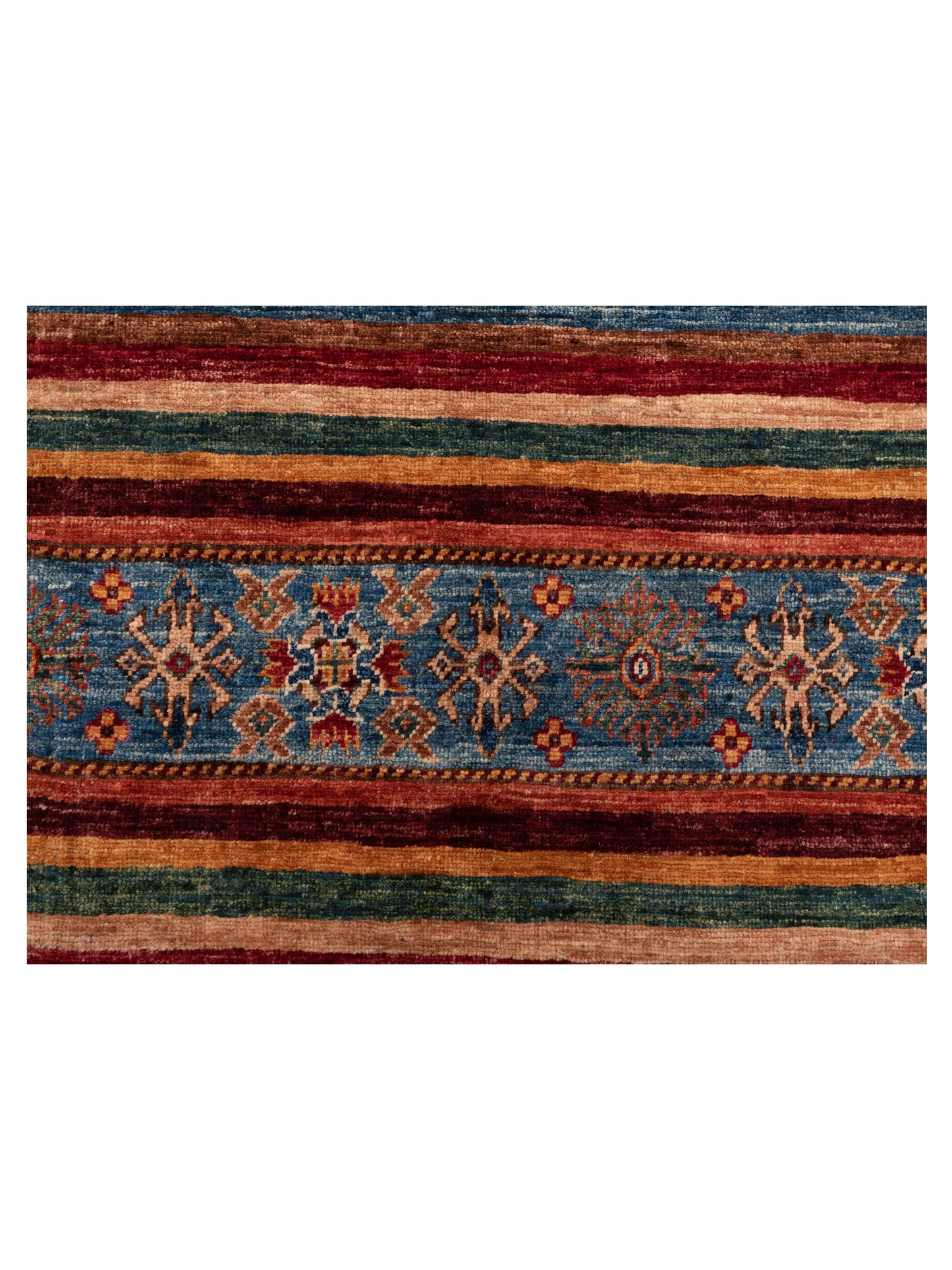 Nomad Horosan 148772 Multi Multi Tribal Hand Knotted Rug