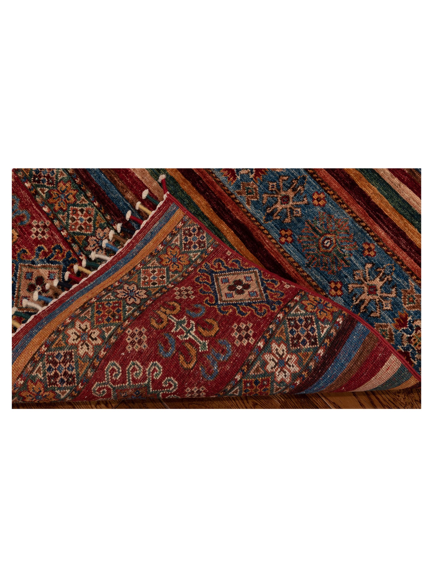 Nomad Horosan 148772 Multi Multi Tribal Hand Knotted Rug