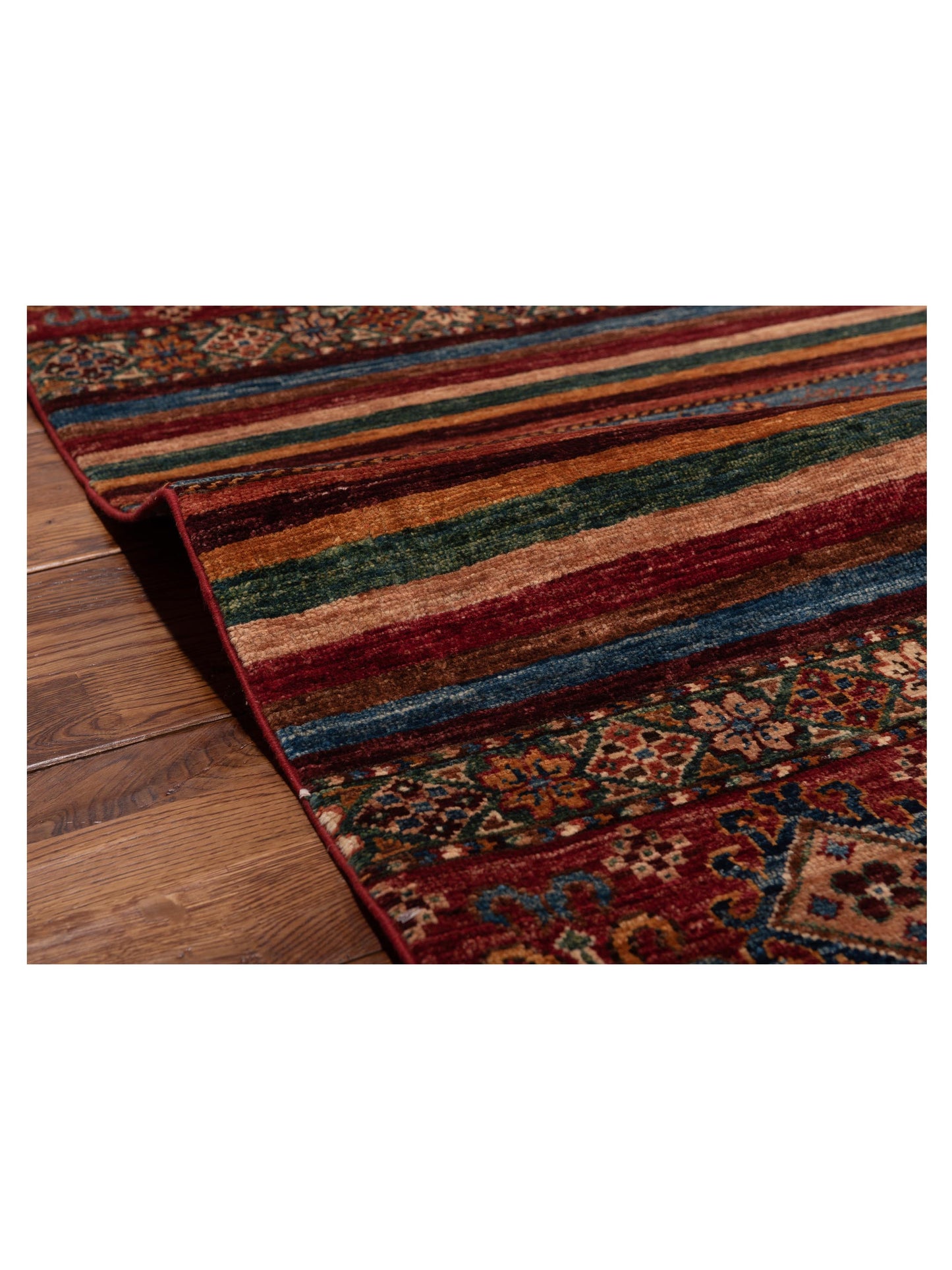 Nomad Horosan 148772 Multi Multi Tribal Hand Knotted Rug