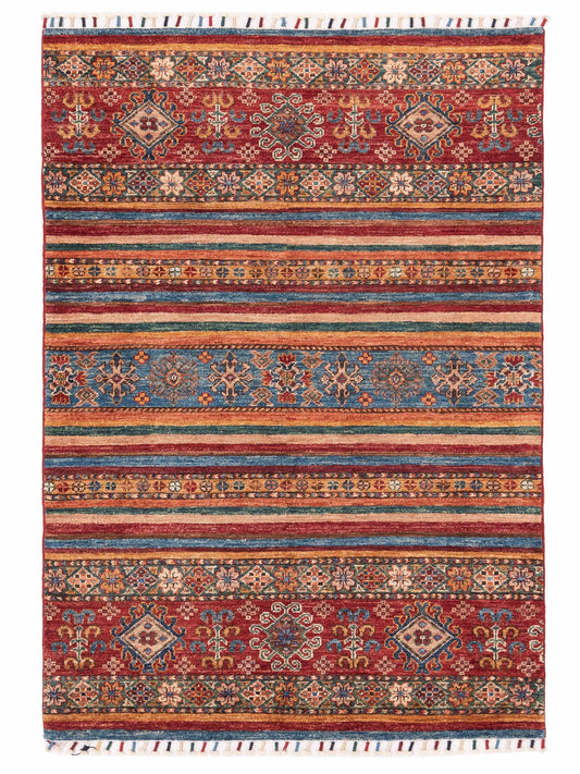 Nomad Horosan 148783 Multi Tribal Hand Knotted Rug