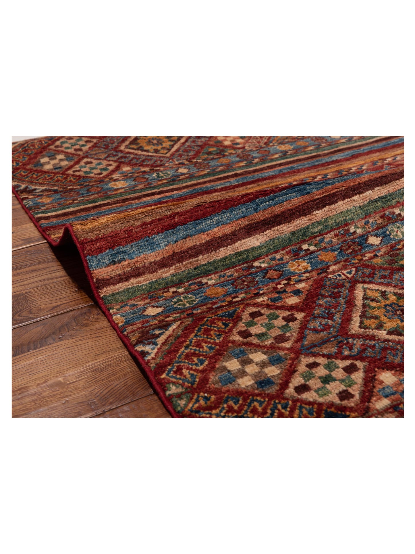 Nomad Horosan 148793 Multi Multi Tribal Hand Knotted Rug - 3x4