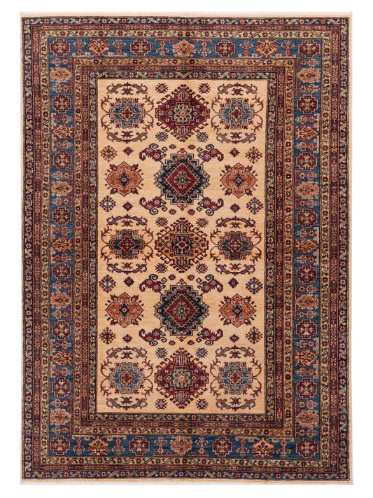 Nomad Kars 148933 Ivory Tribal Hand Knotted Rug