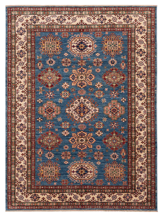 Nomad Kars 148934 Blue Tribal Hand Knotted Rug