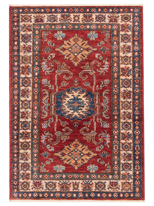 Nomad Kars 148969 Red Tribal Hand Knotted Rug