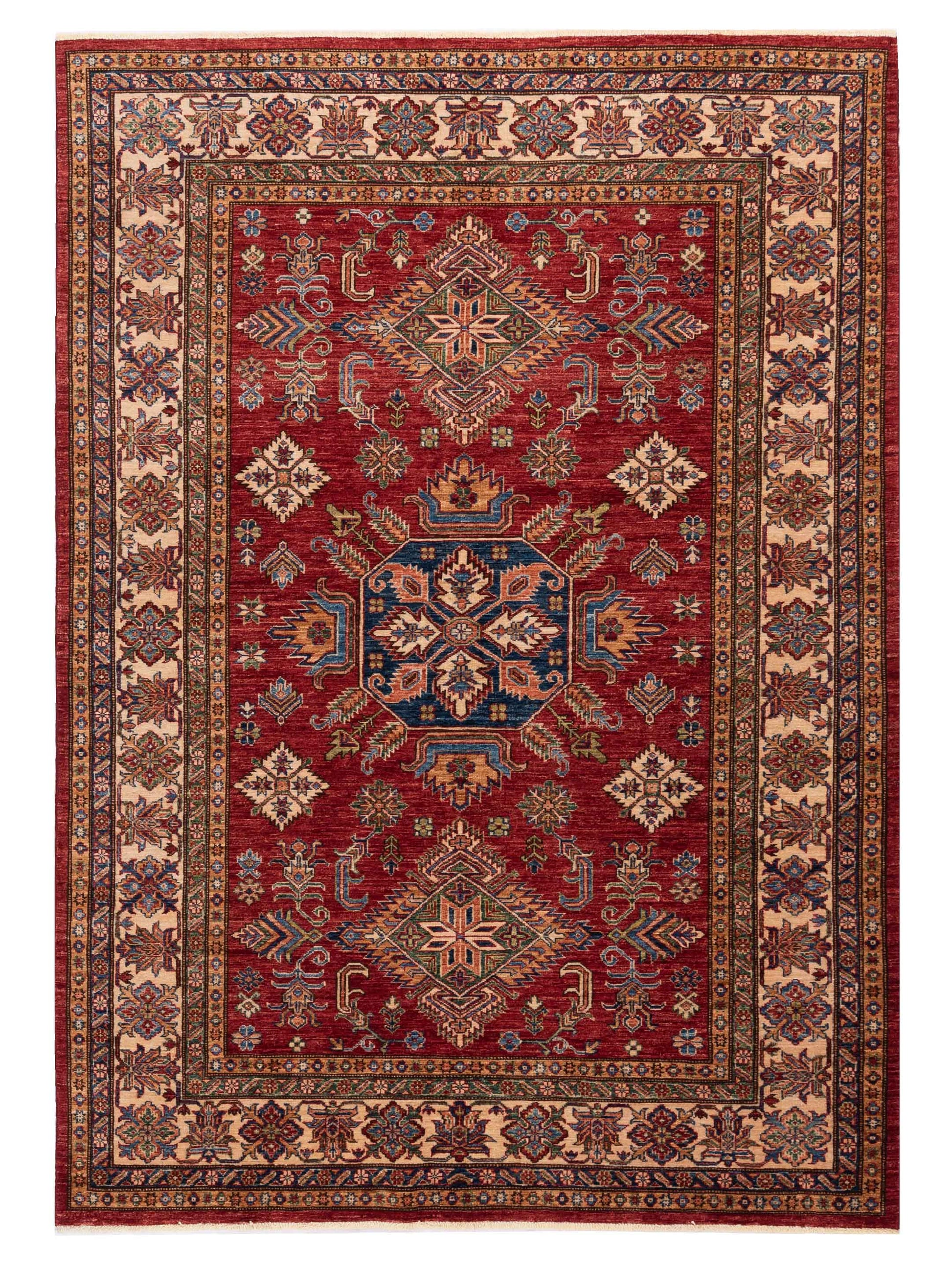 Nomad Kars 148972 Red Tribal Hand Knotted Rug