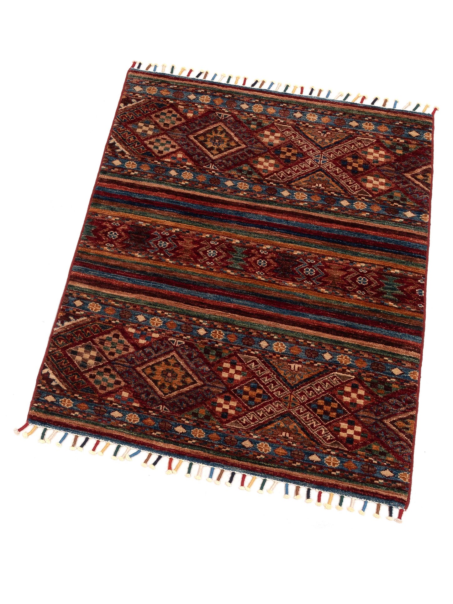 Nomad Horosan 148982 Multi Multi Tribal Hand Knotted Rug