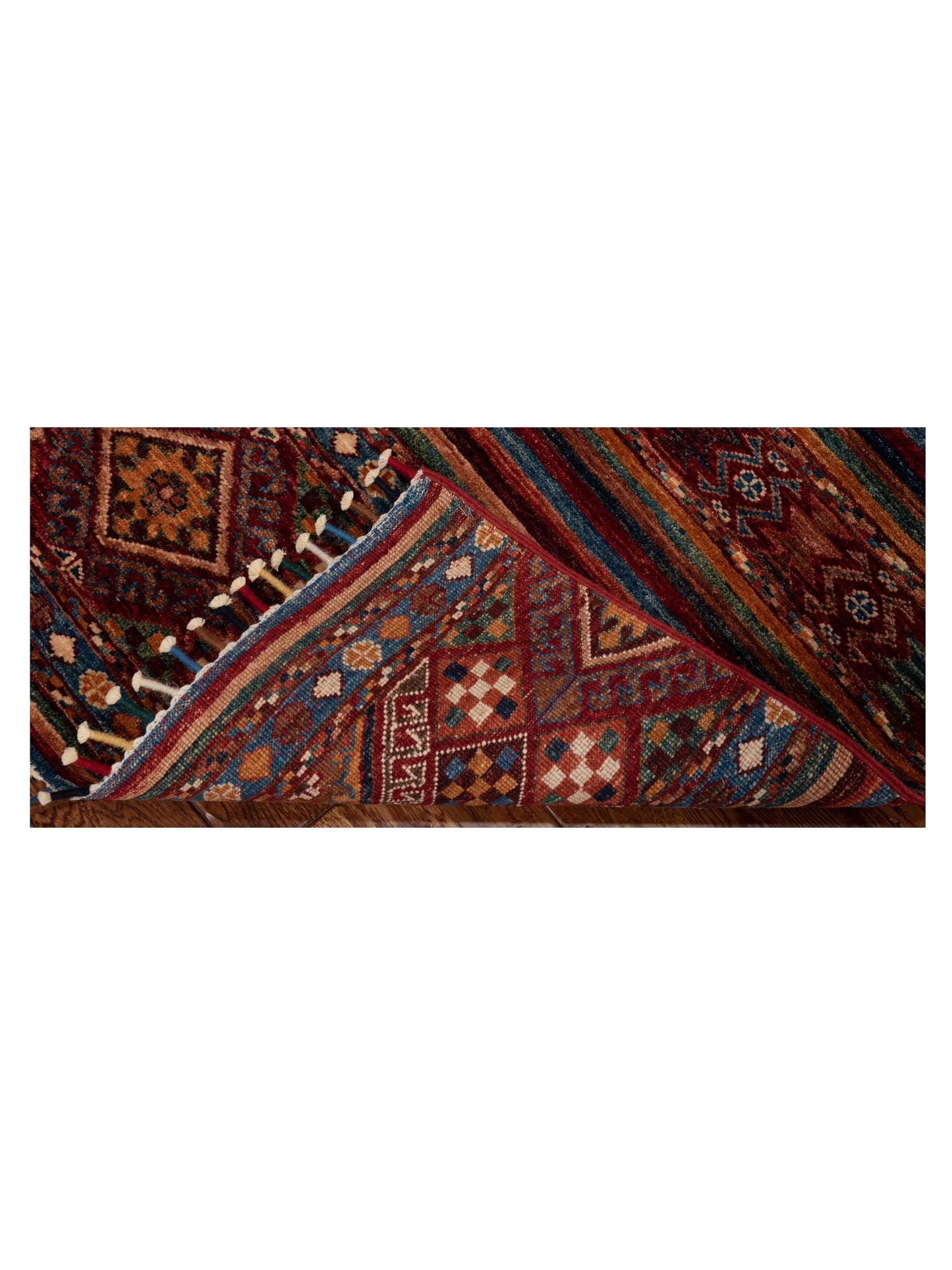 Nomad Horosan 148982 Multi Multi Tribal Hand Knotted Rug