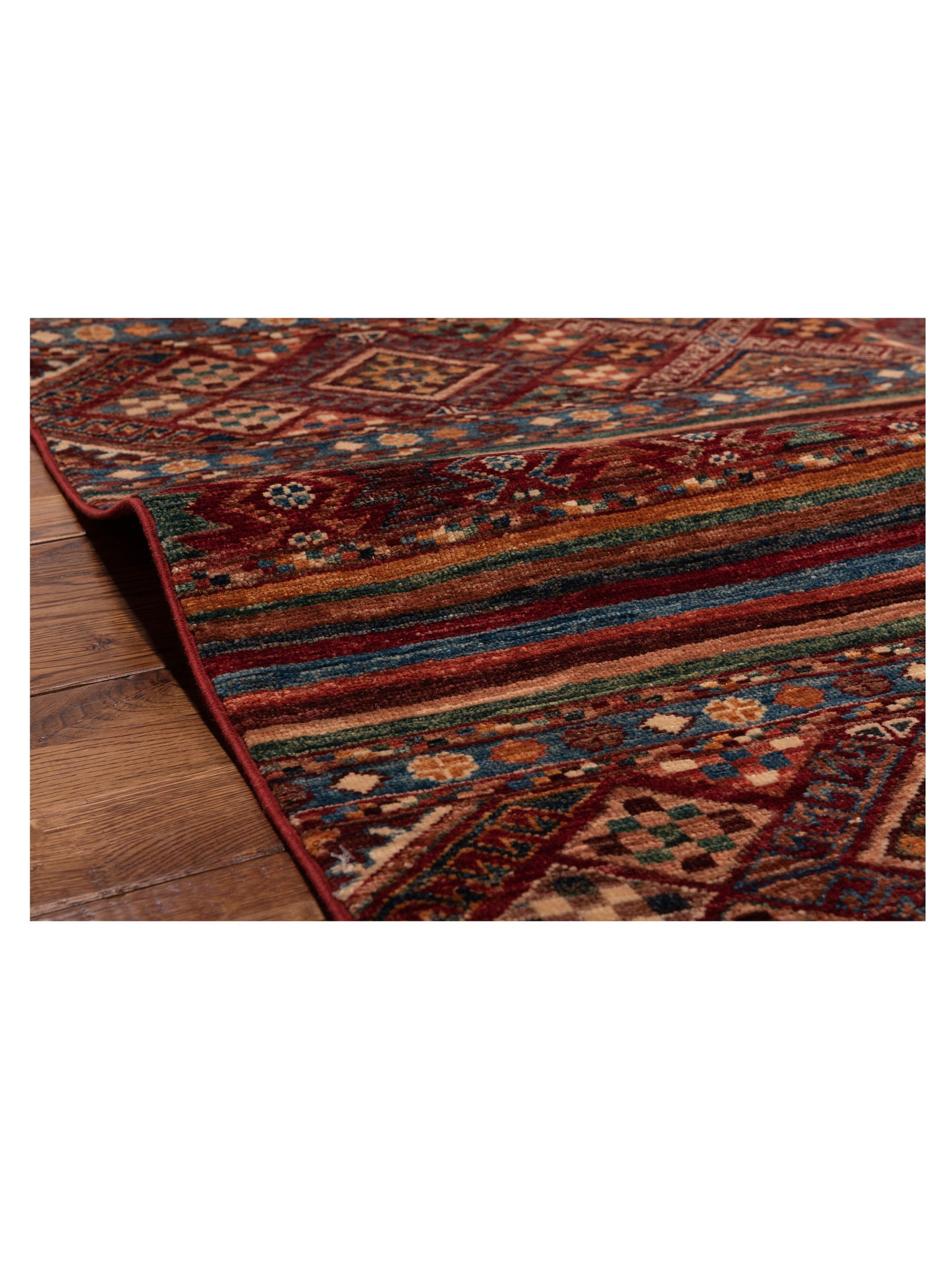 Nomad Horosan 148982 Multi Multi Tribal Hand Knotted Rug