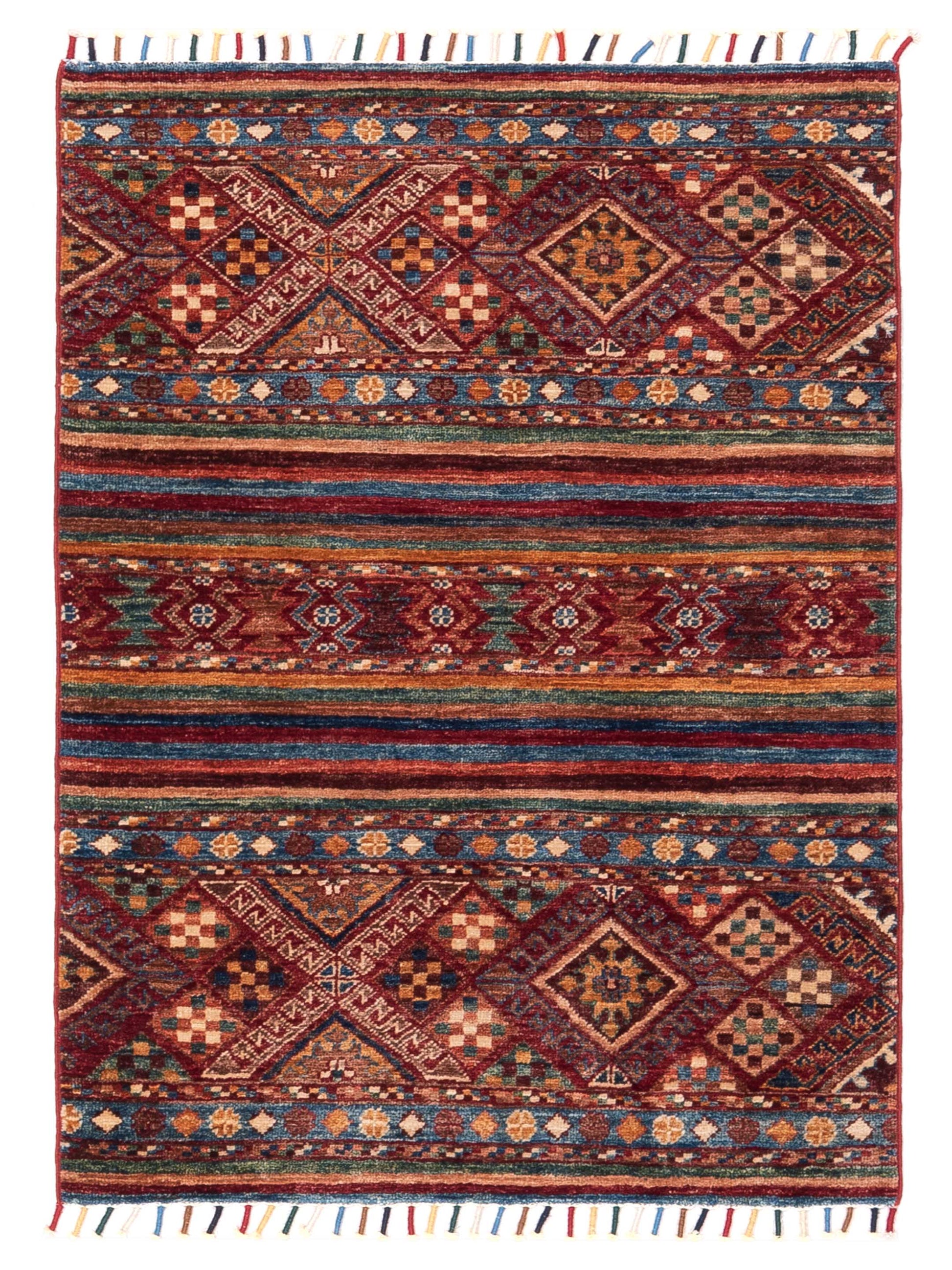 Nomad Horosan 148982 Multi Tribal Hand Knotted Rug