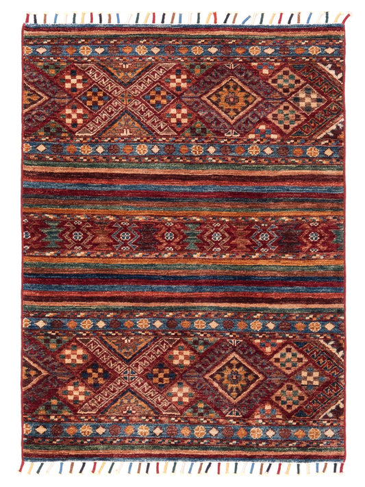 Nomad Horosan 148982 Multi Tribal Hand Knotted Rug