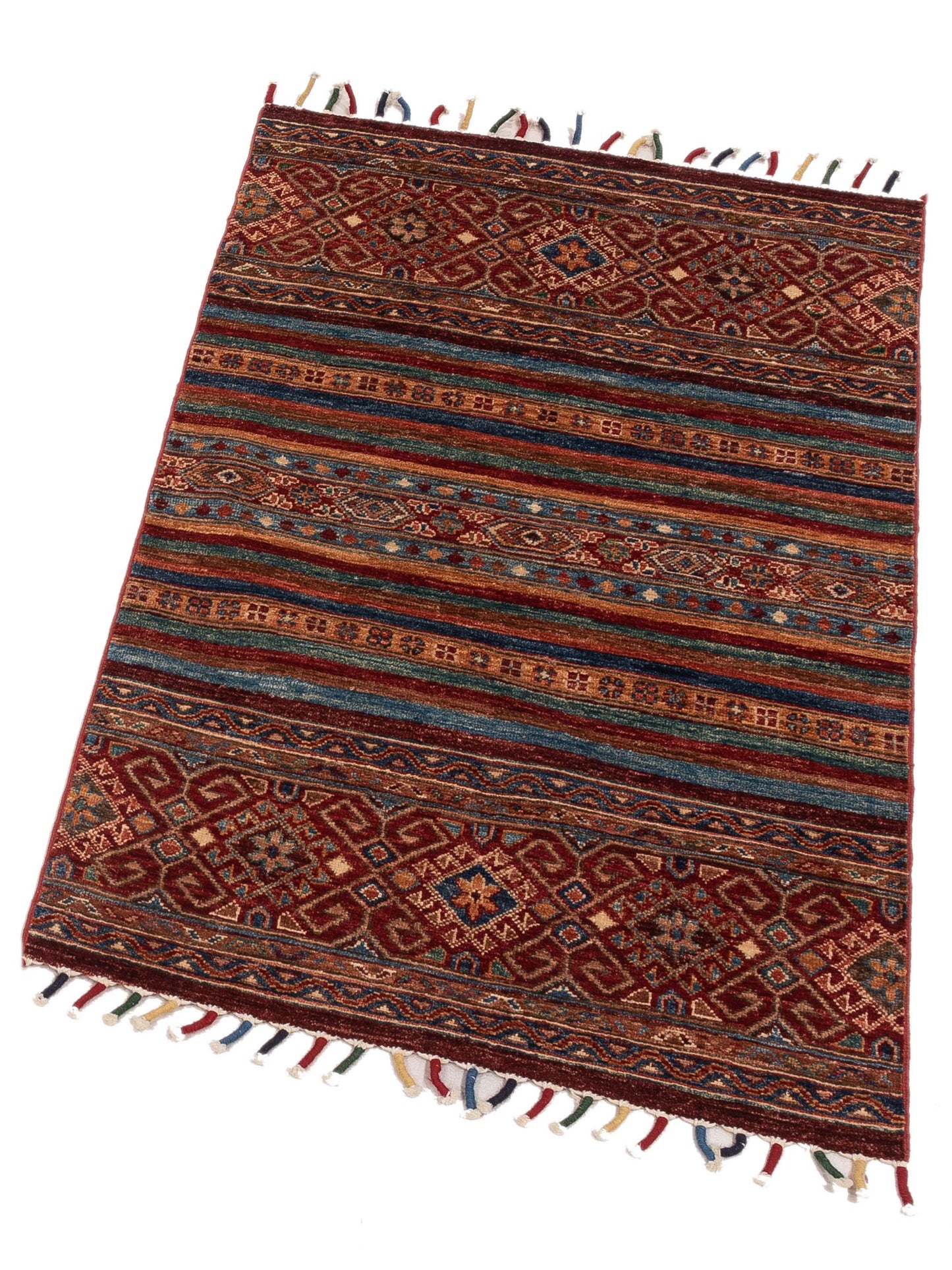 Nomad Horosan 148993 Multi Multi Tribal Hand Knotted Rug