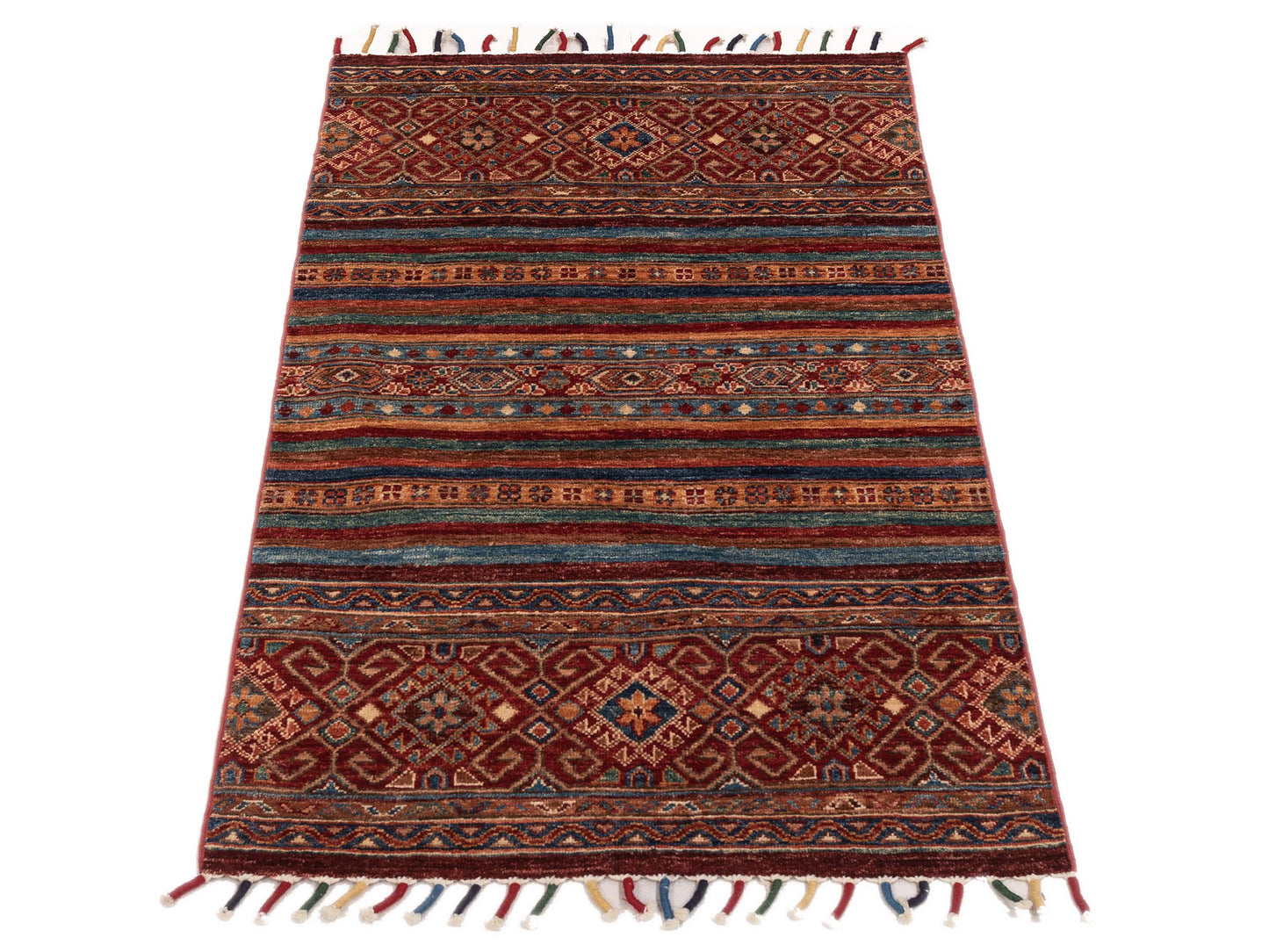 Nomad Horosan 148993 Multi Multi Tribal Hand Knotted Rug