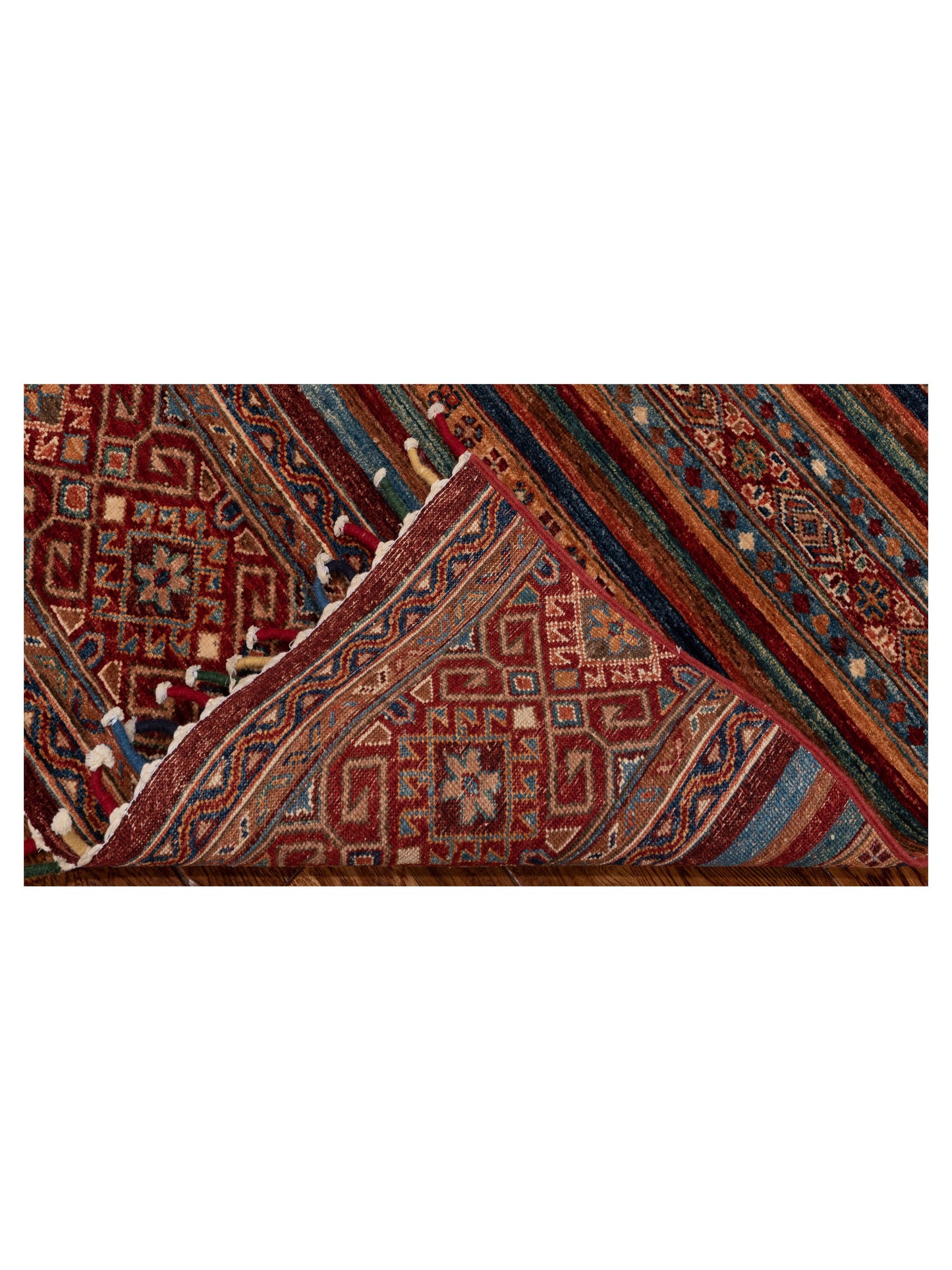 Nomad Horosan 148993 Multi Multi Tribal Hand Knotted Rug