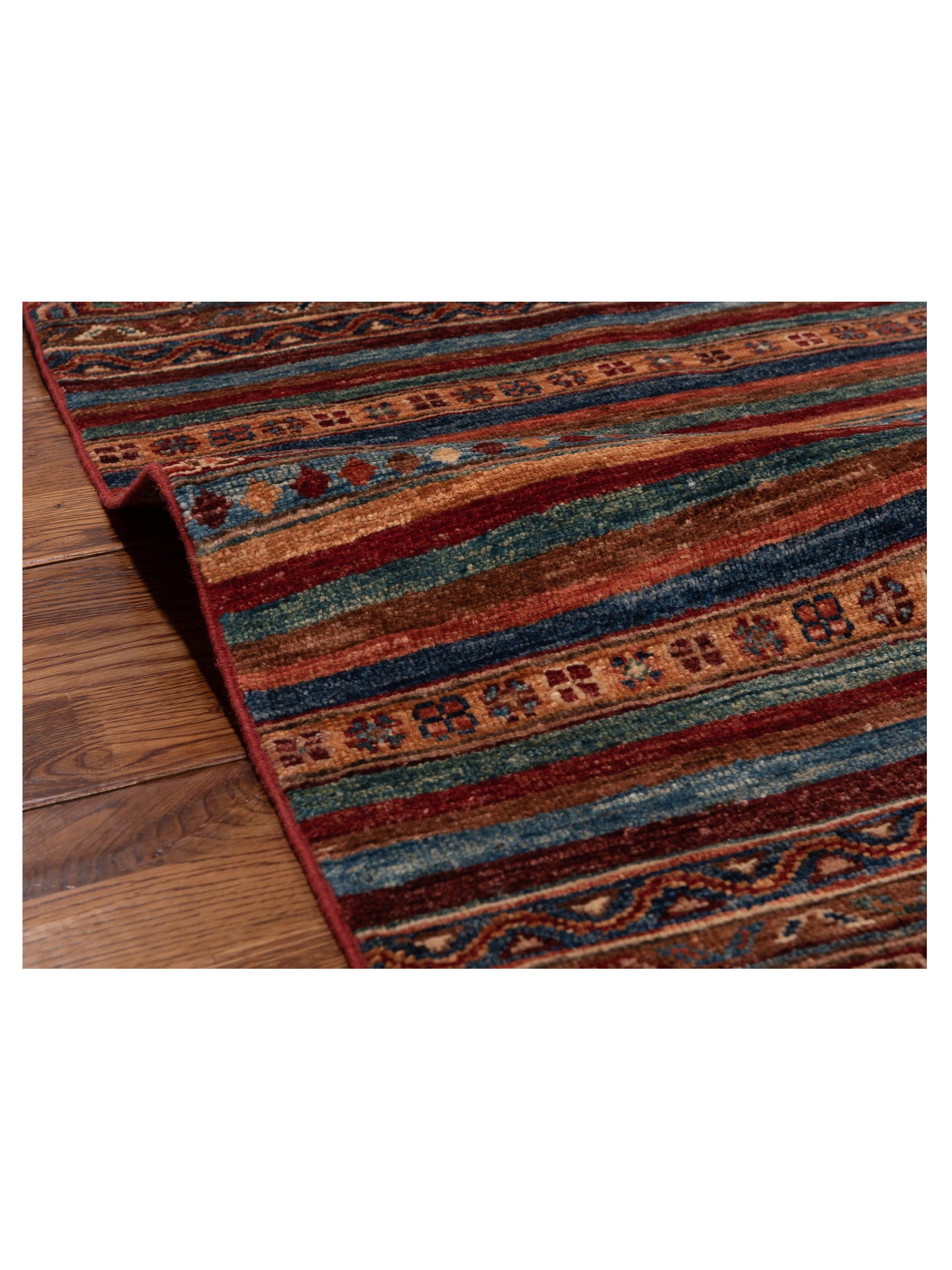 Nomad Horosan 148993 Multi Multi Tribal Hand Knotted Rug