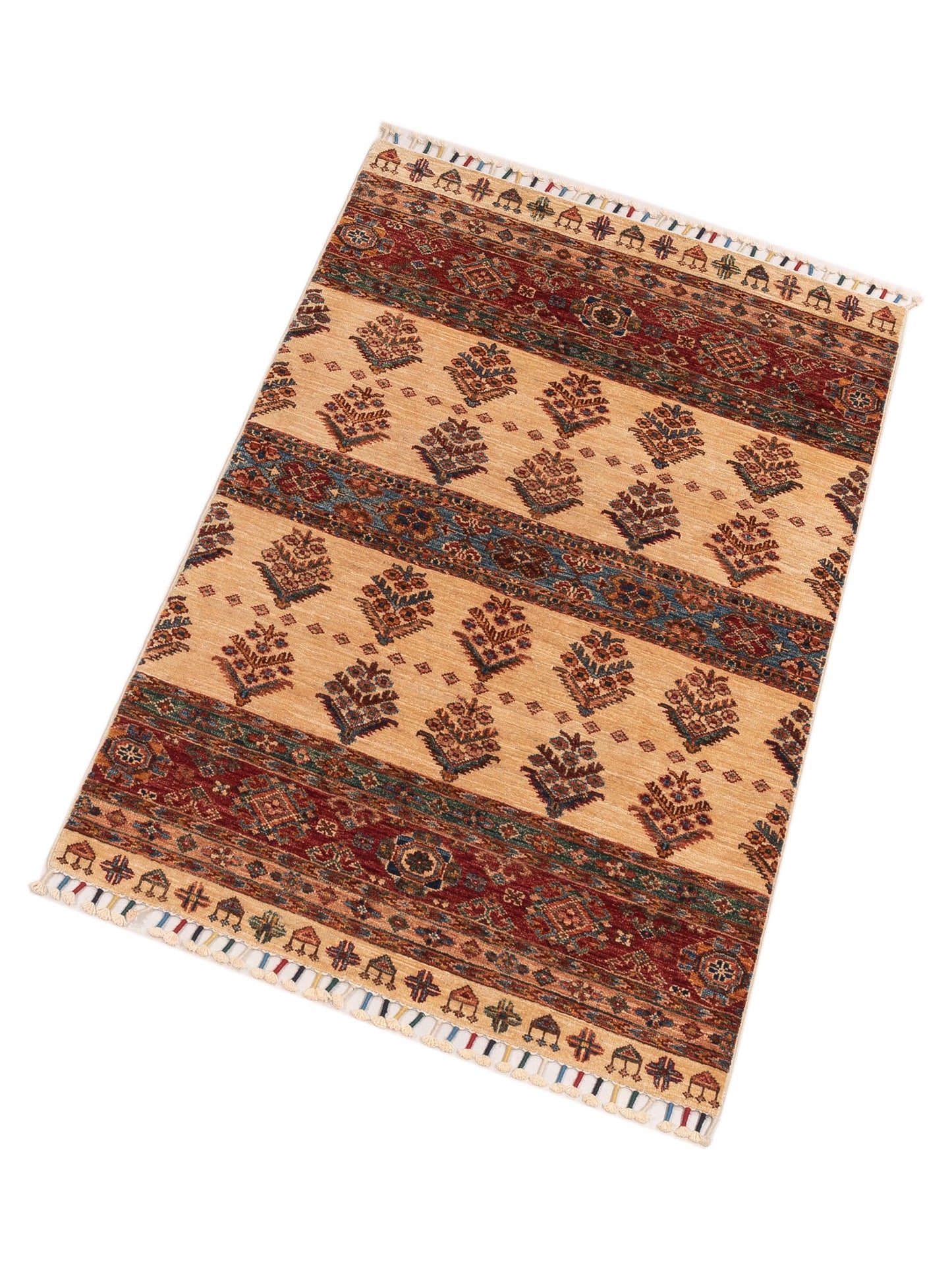 Nomad Horosan 149024 Multi Multi Tribal Hand Knotted Rug