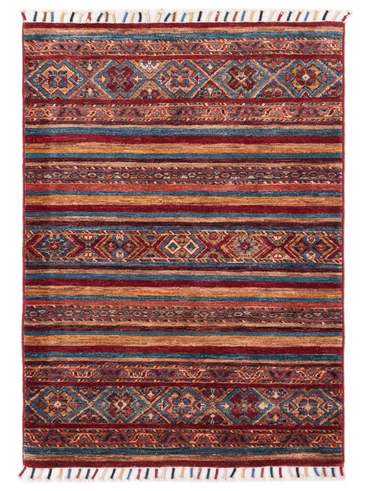 Nomad Horosan 149028 Multi Tribal Hand Knotted Rug