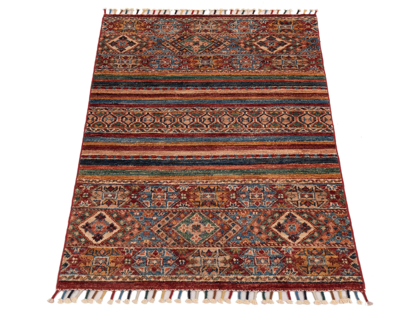 Nomad Horosan 149050 Multi Multi Tribal Hand Knotted Rug