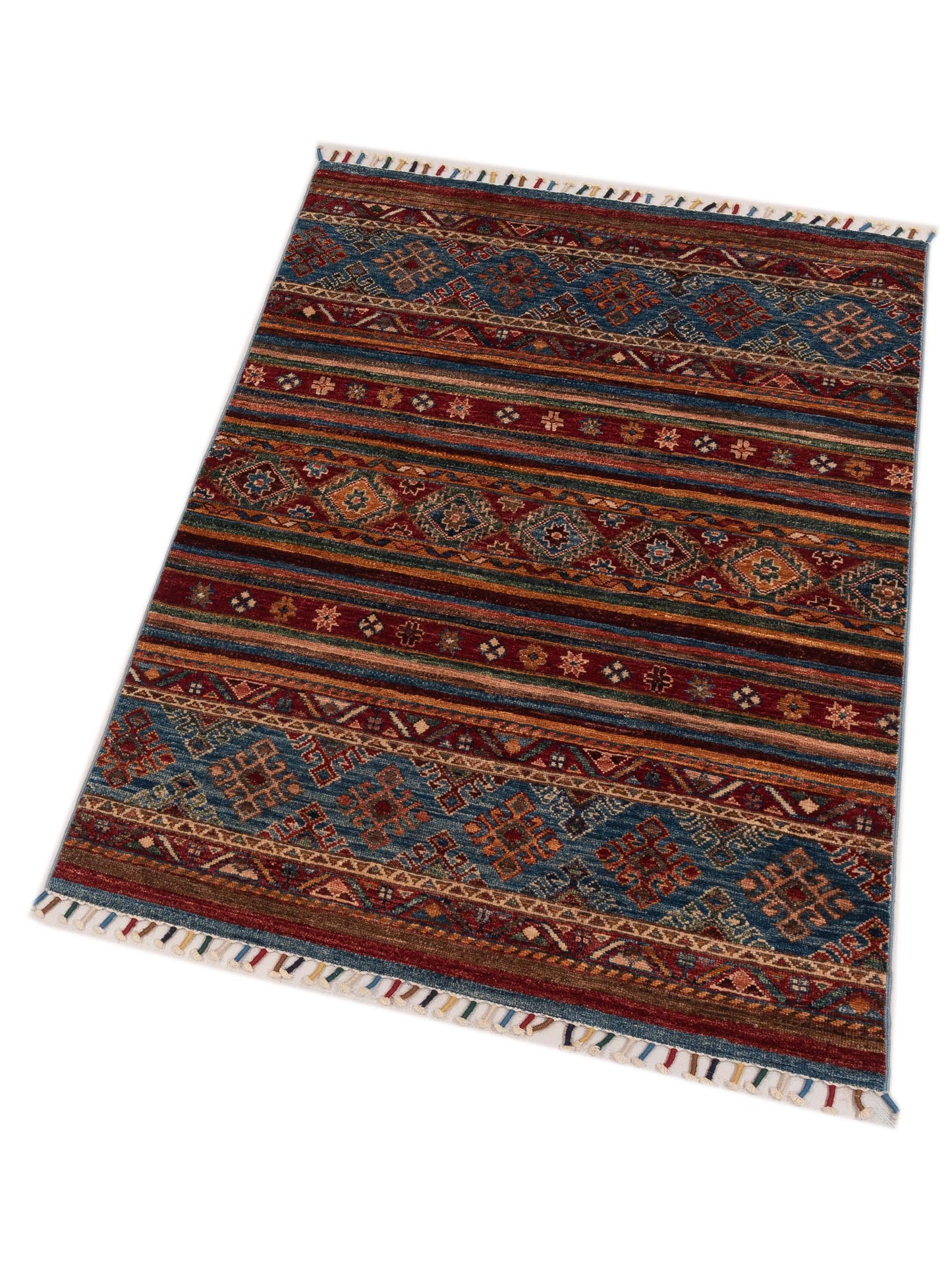 Nomad Horosan 149073 Multi Multi Tribal Hand Knotted Rug