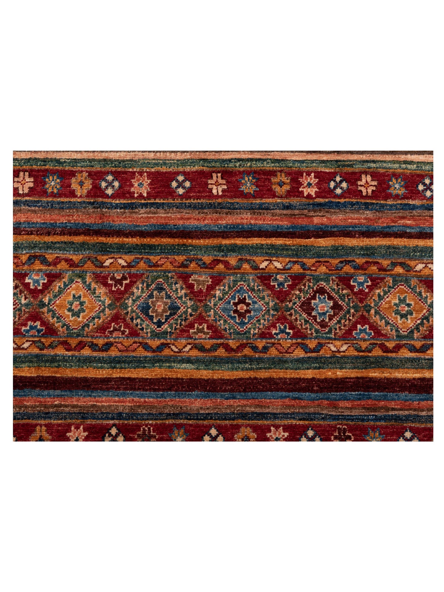 Nomad Horosan 149073 Multi Multi Tribal Hand Knotted Rug