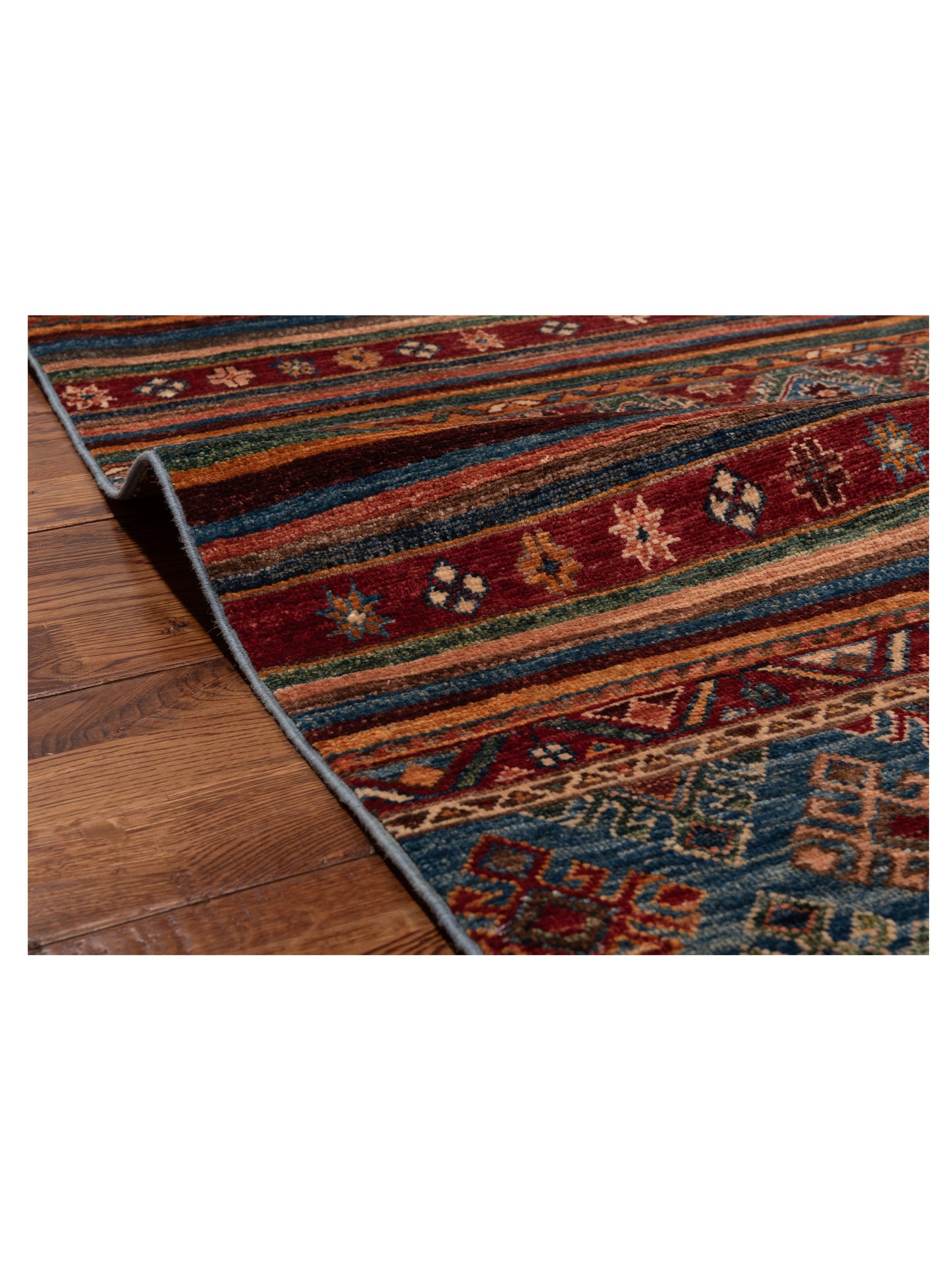 Nomad Horosan 149073 Multi Multi Tribal Hand Knotted Rug